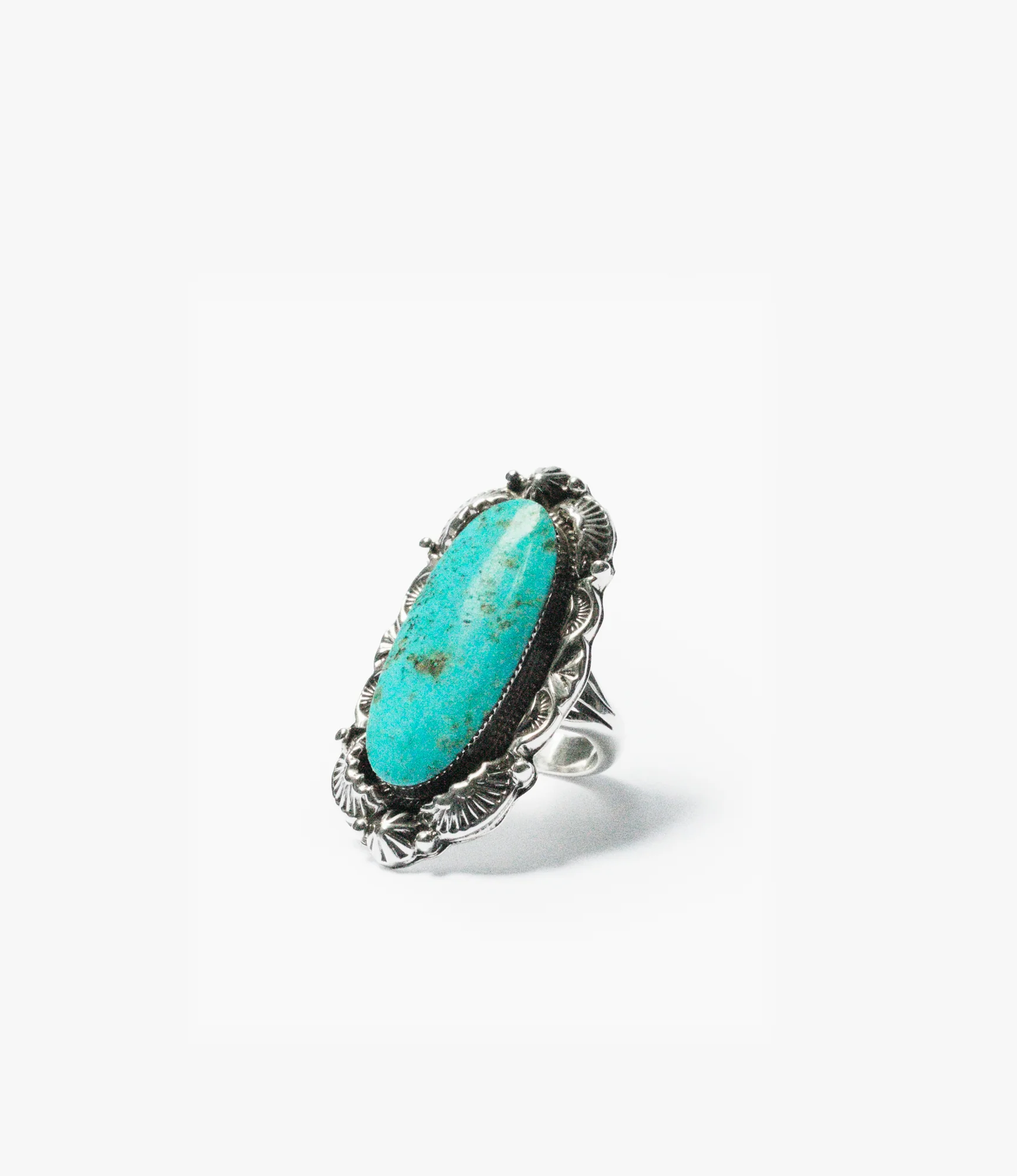 Navajo Inlay Ring – Turquoise - Image 2