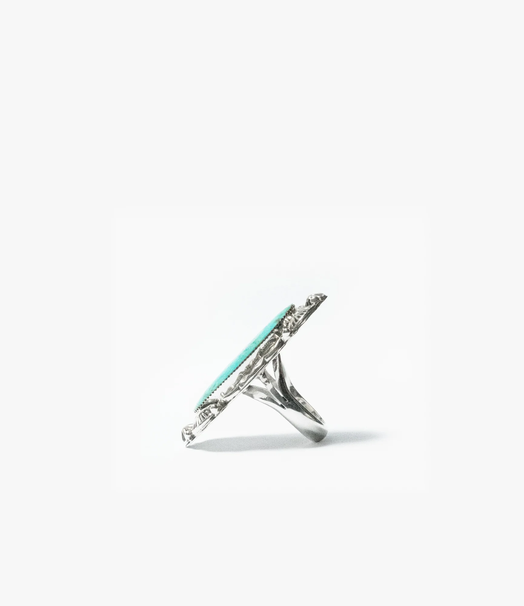 Navajo Inlay Ring – Turquoise - Image 4