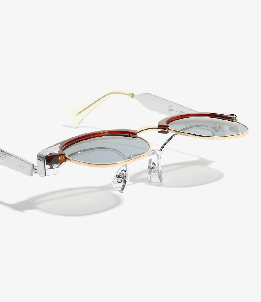 'James' Papillon Flip-Up Sunglasses – Red - Image 3