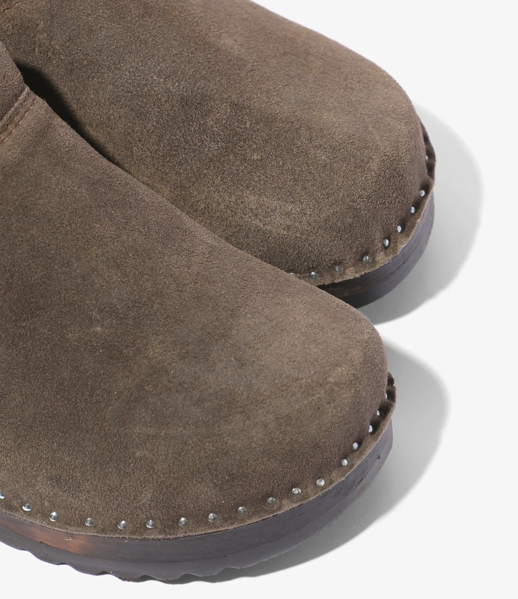 'Monet' Clog – Taupe Rough Out - Image 4