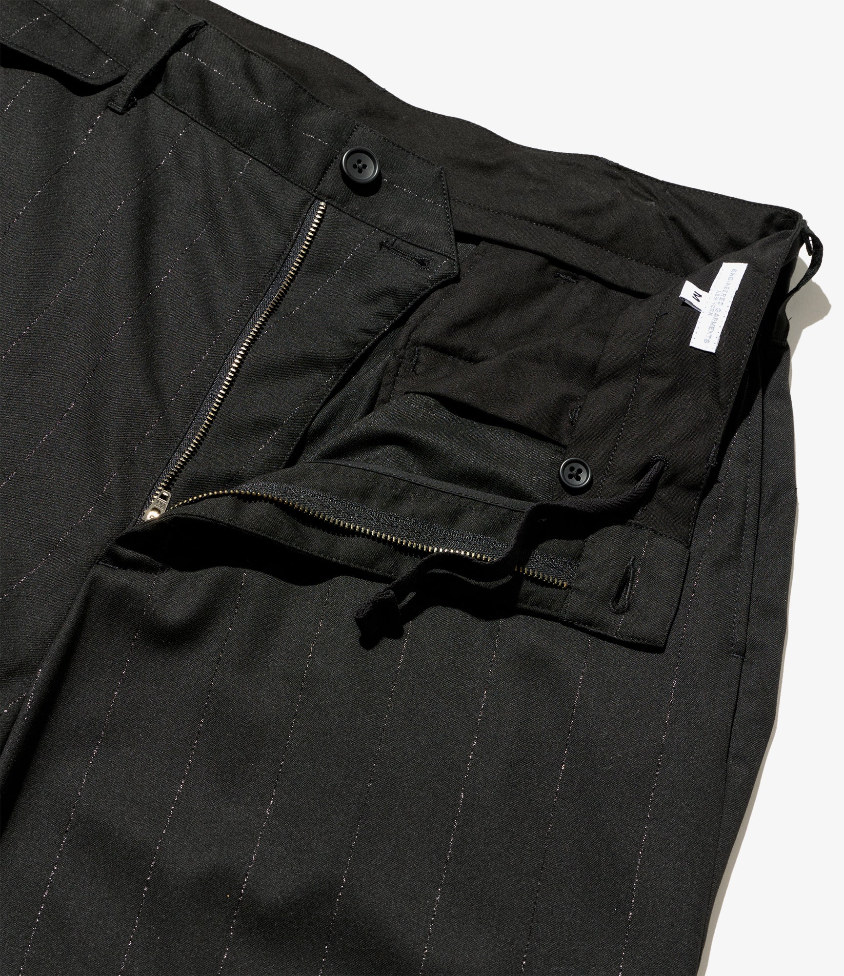 Officer Pant – Black Striped Lurex - Image 4