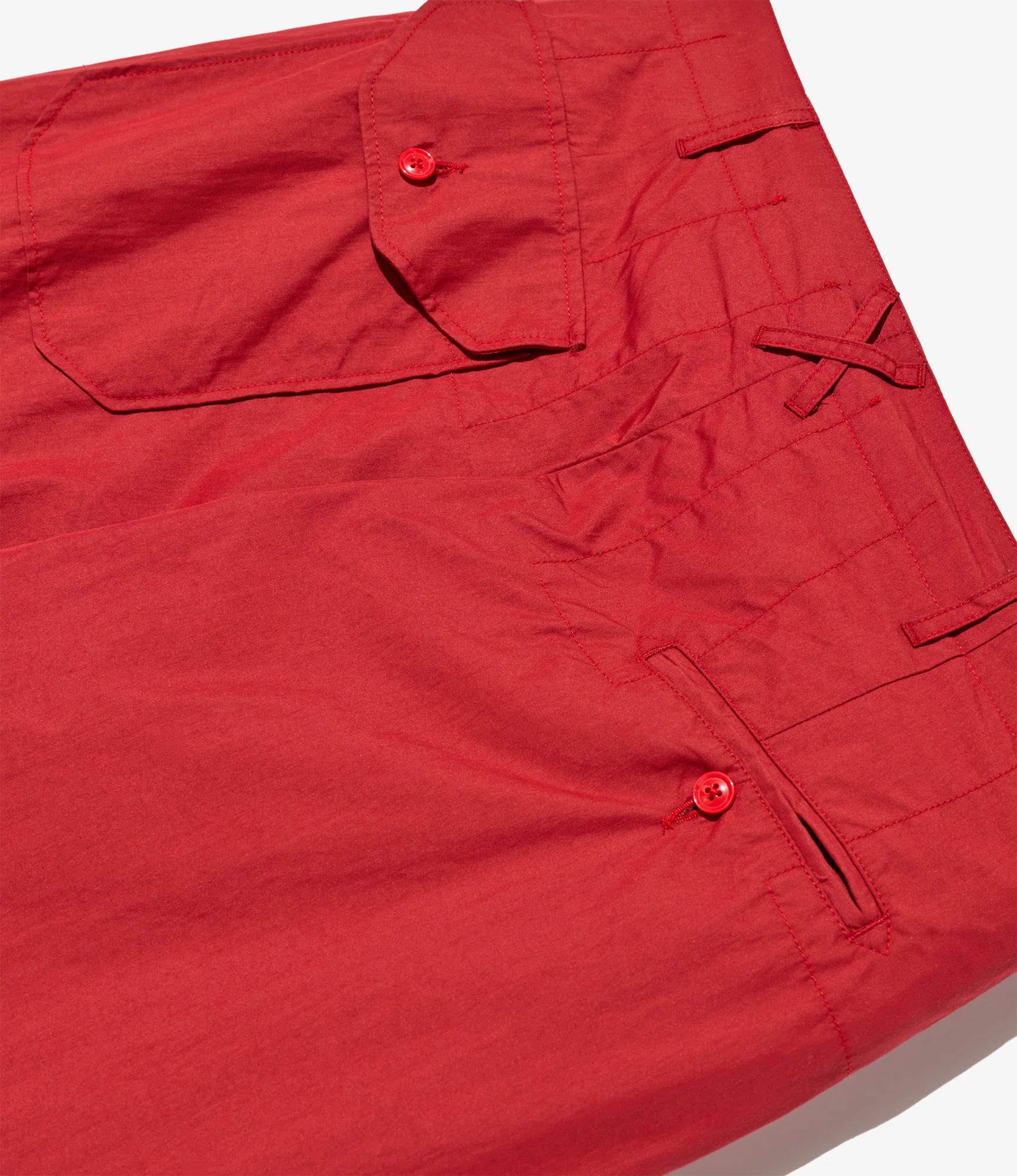 Over Pant – Red Lightweight Nyco Poplin - Image 4