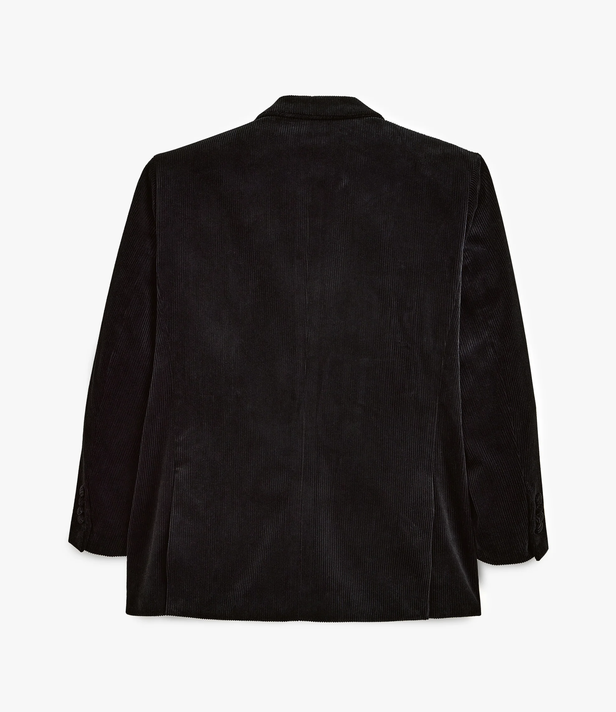 Oversized Tux Jacket – Black Corduroy - Image 4