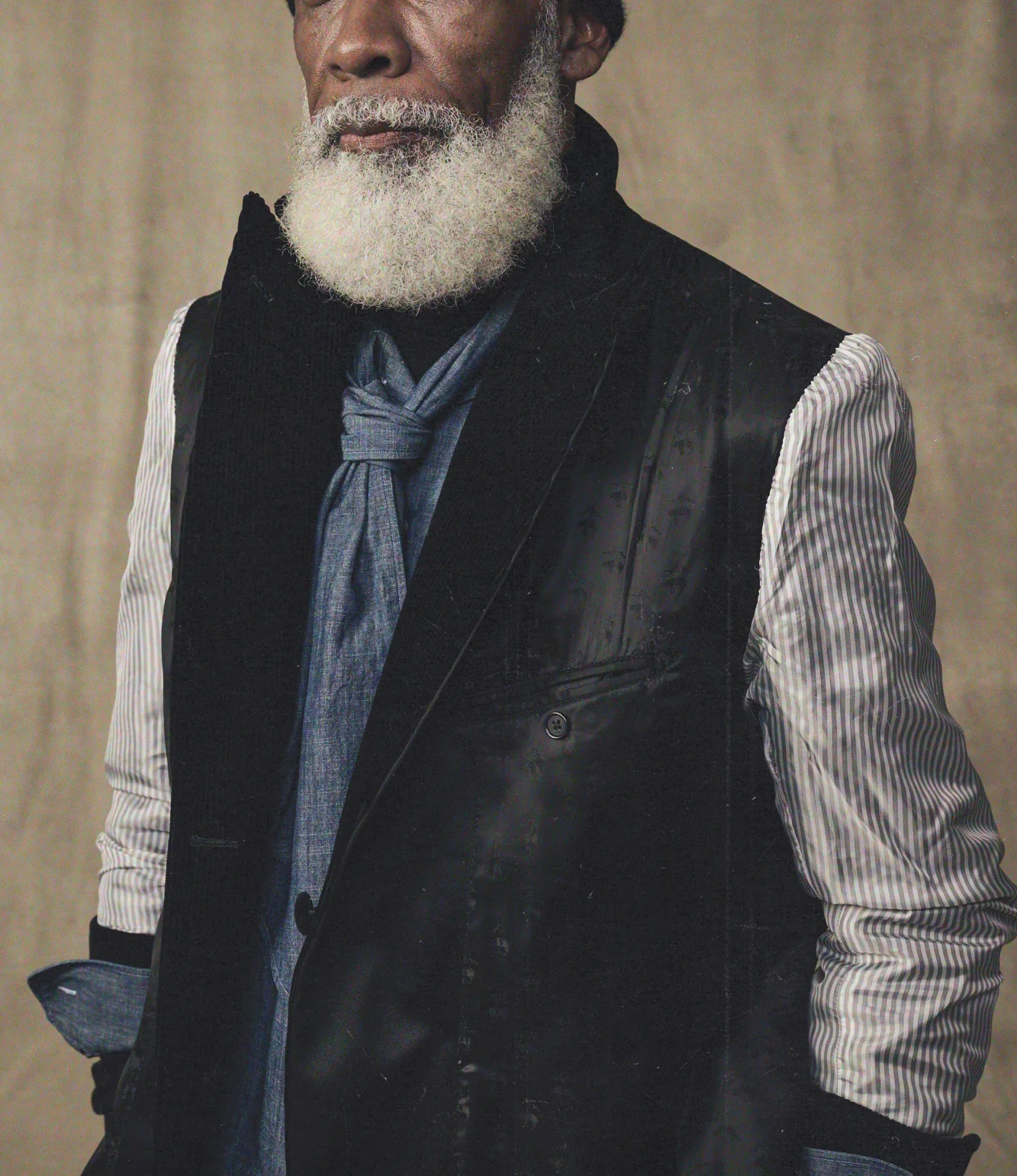 Oversized Tux Jacket – Black Corduroy - Image 8