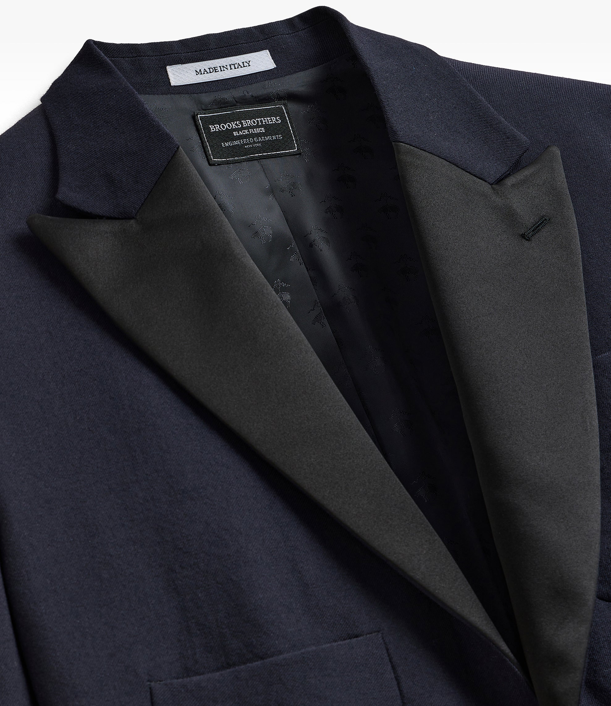Oversized Tux Jacket – Navy Wool - Image 3