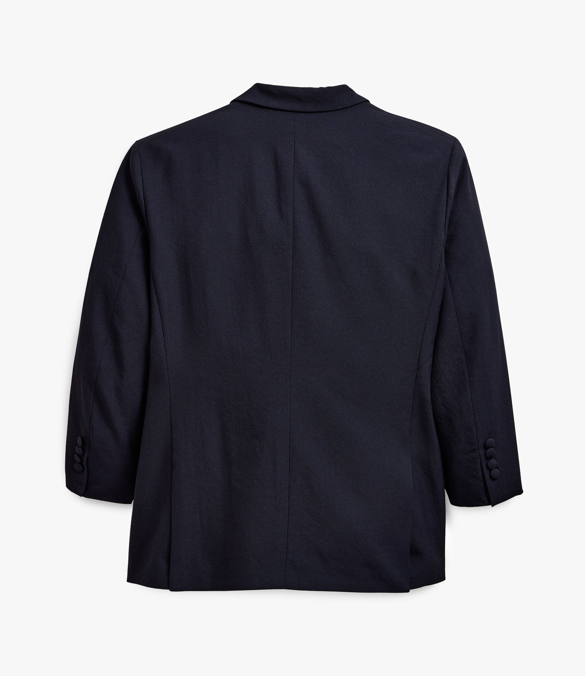 Oversized Tux Jacket – Navy Wool - Image 4