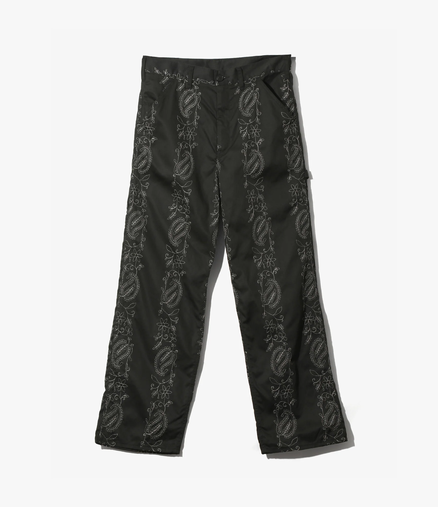 Painter Pant – Black Embroidered Twill