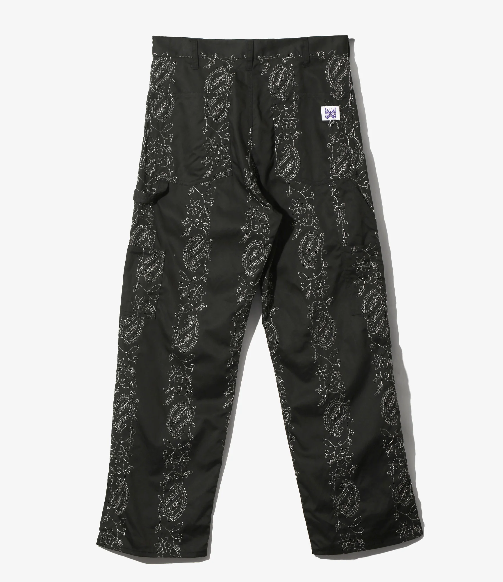 Painter Pant – Black Embroidered Twill - Image 3