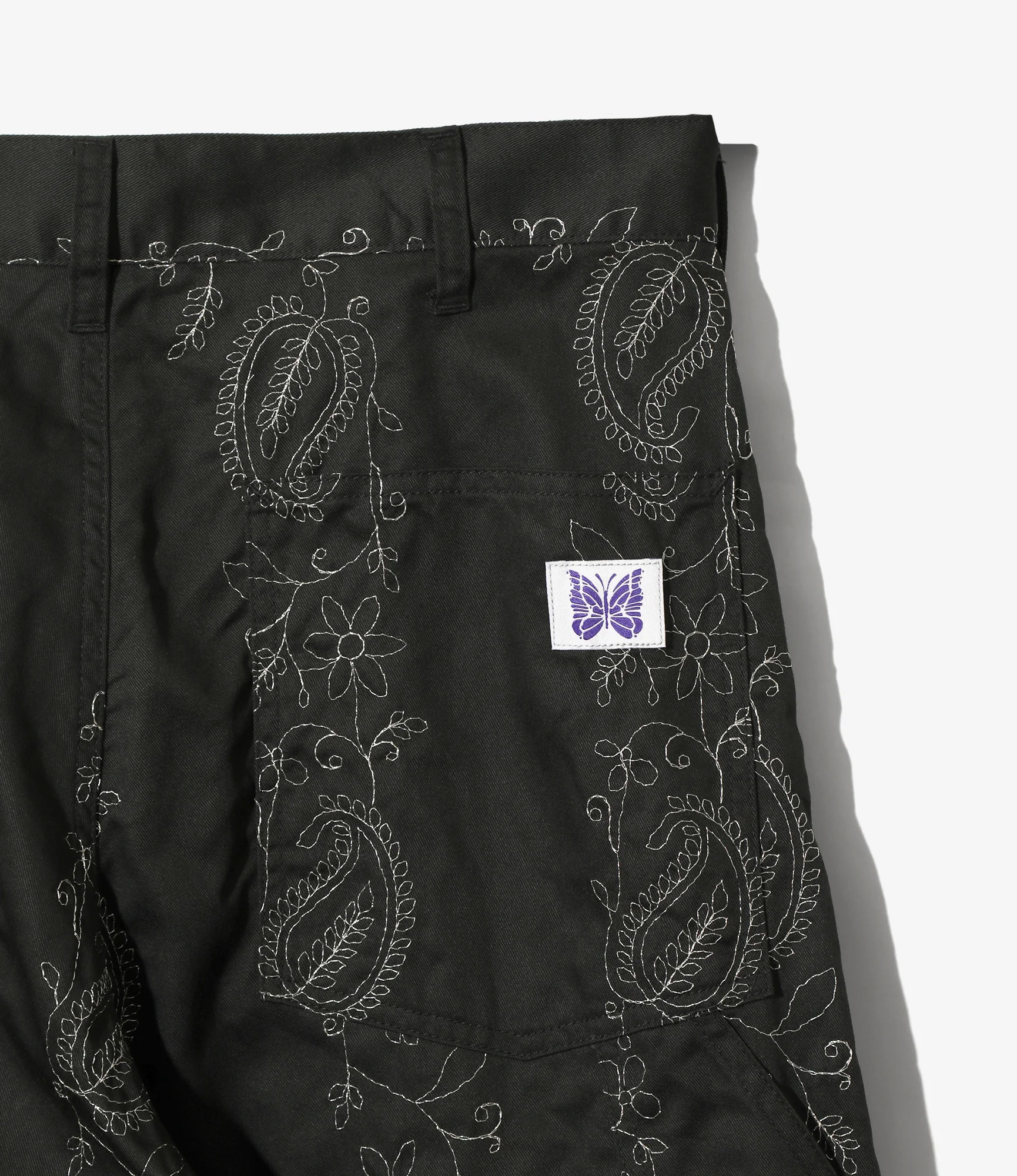 Painter Pant – Black Embroidered Twill - Image 5