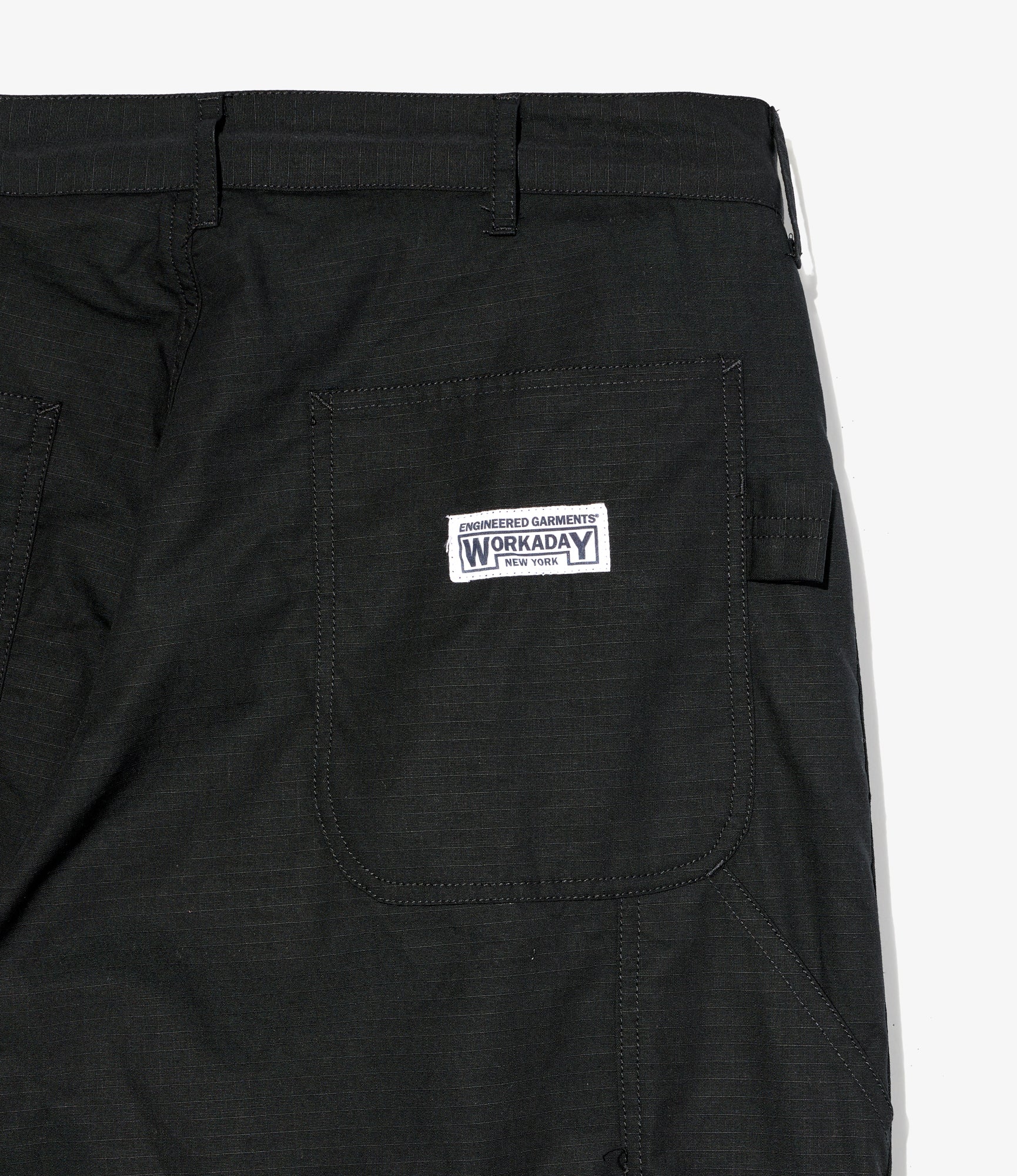 Painter Pant – Black Ripstop Cotton - Image 4