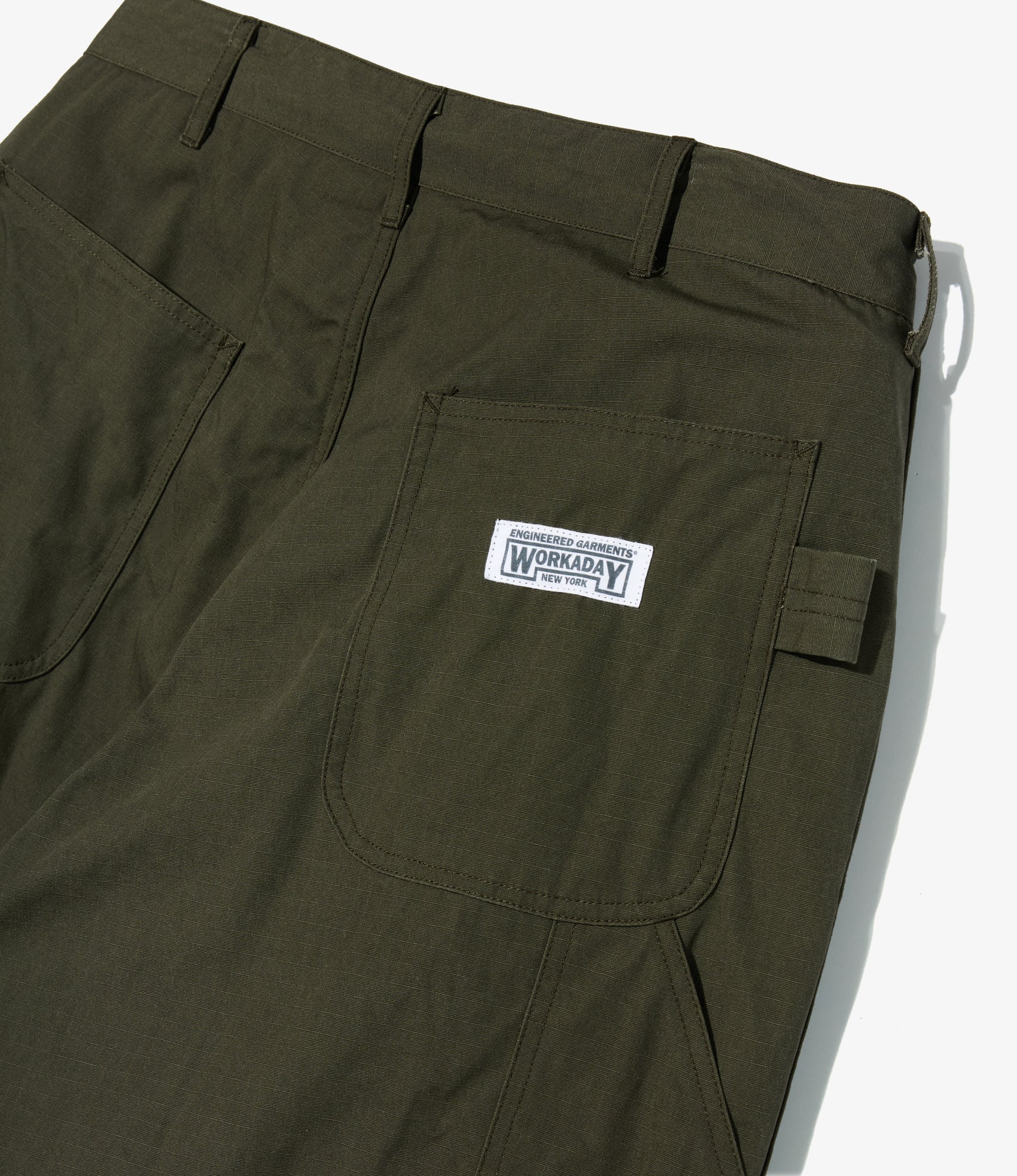 Painter Pant – Olive Heavy Ripstop Cotton - Image 3