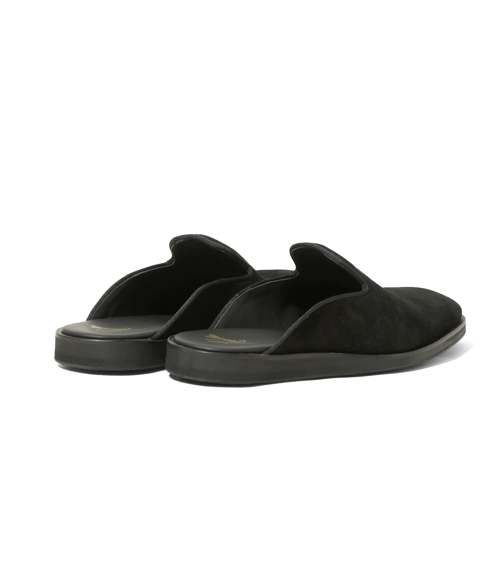 Papillon Embroidered Slip-In – Black Suede - Image 6