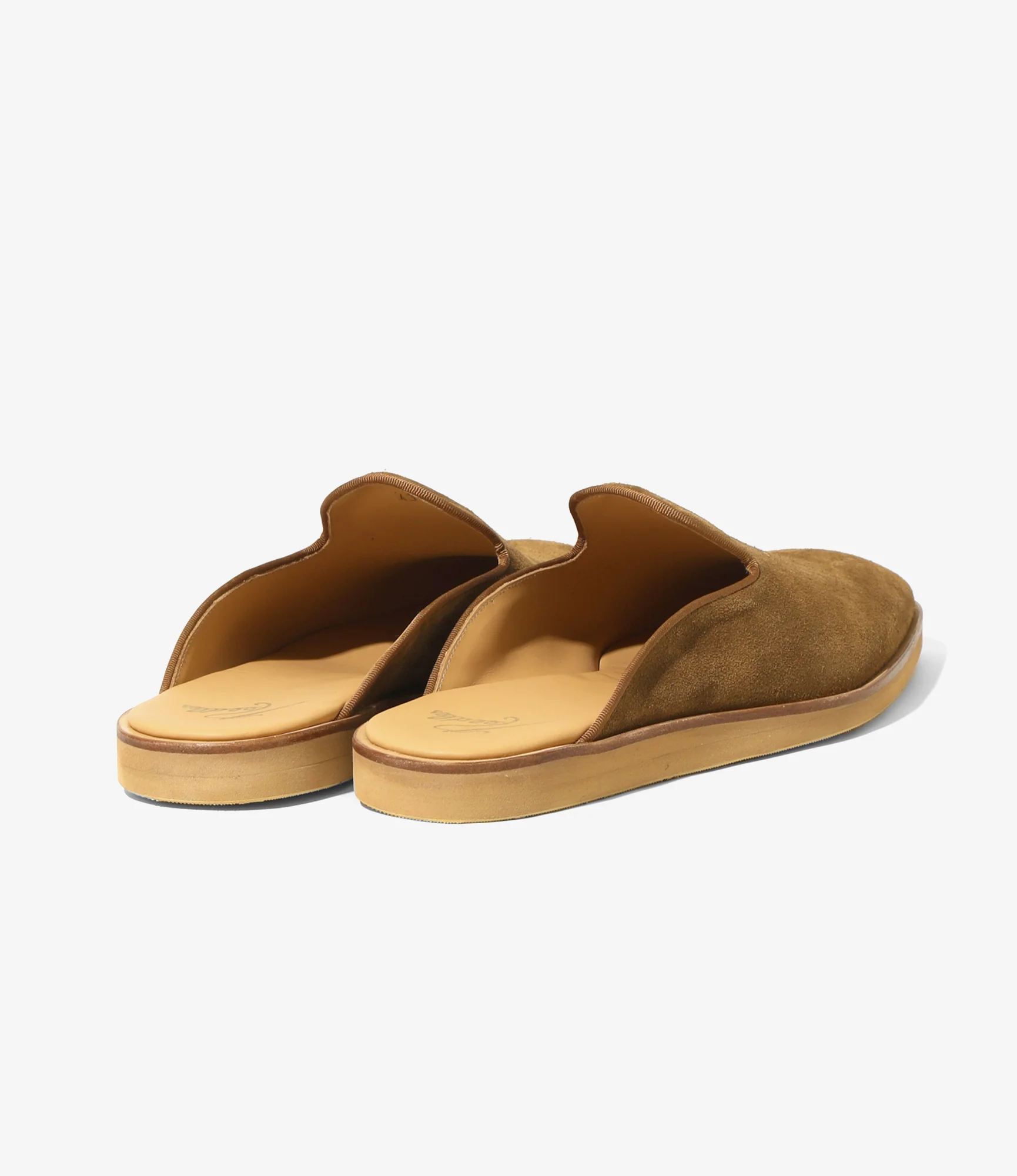 Papillon Embroidered Slip-In – Brown Suede - Image 6
