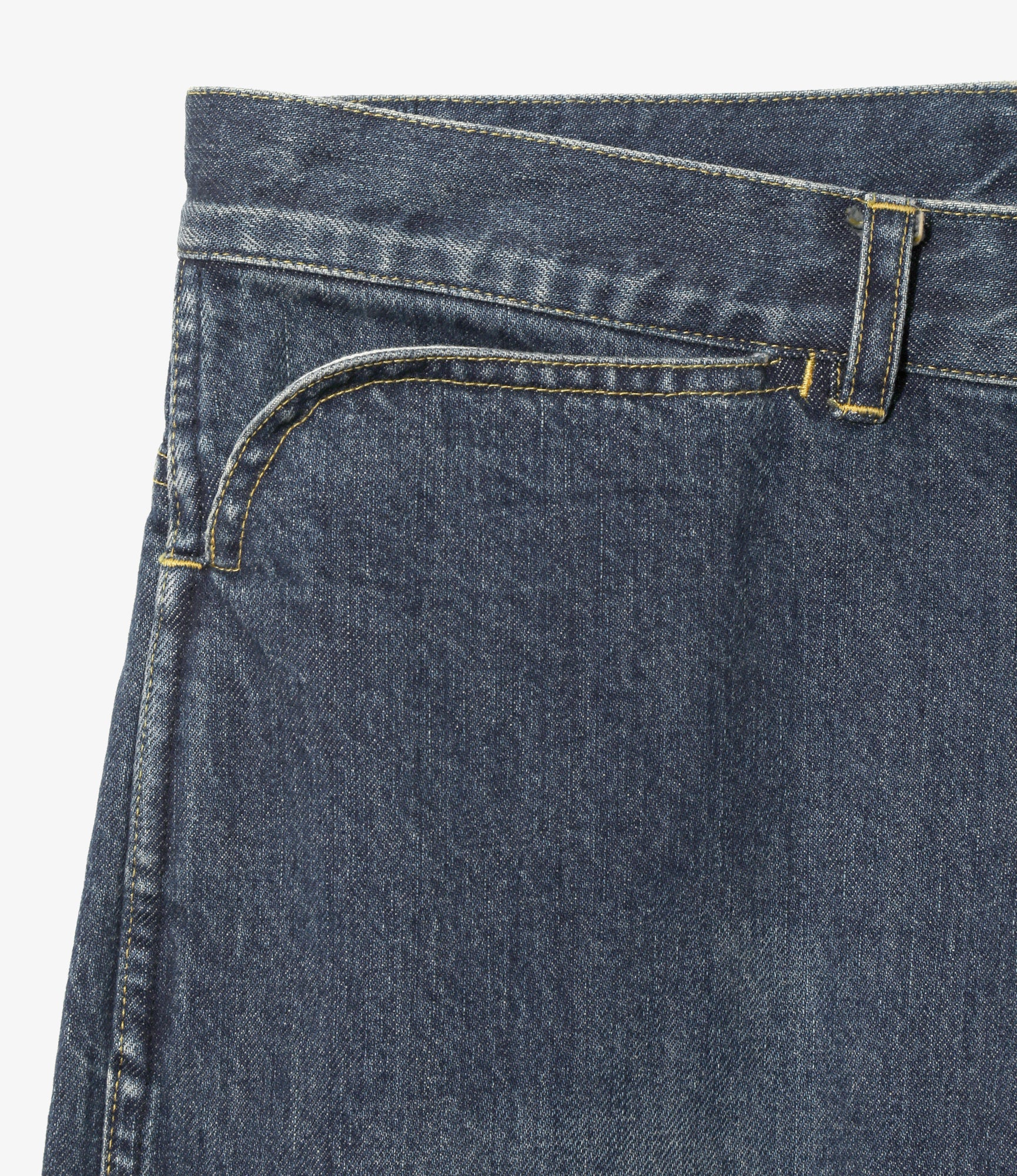 Papillon Embroidered Boot-Cut Jean – Indigo 12oz Denim - Image 3