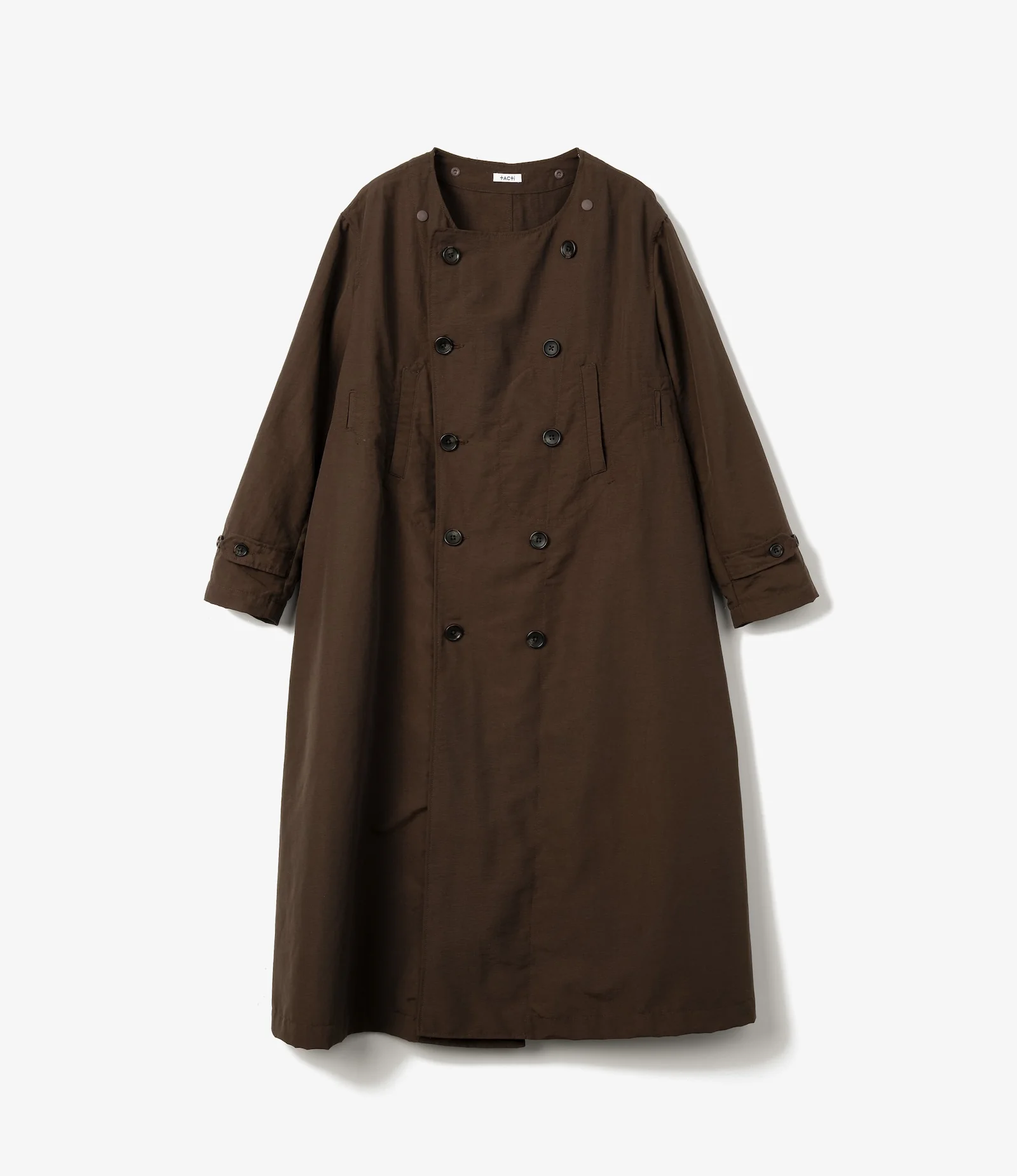 Pea Dress – Brown 4-Ply Taslan - Image 4