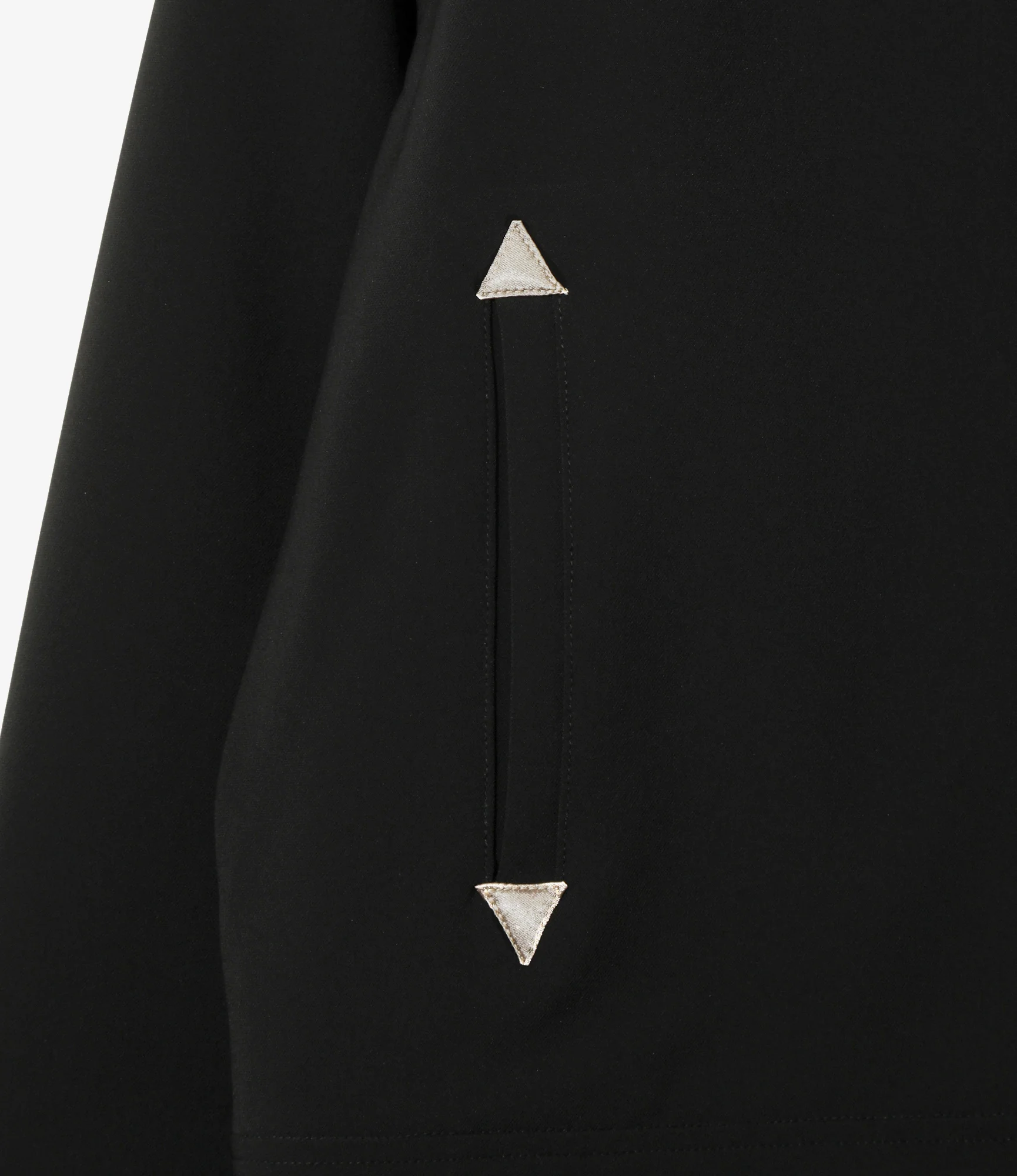 Piping Cowboy Jacket – Black Double Cloth - Image 4