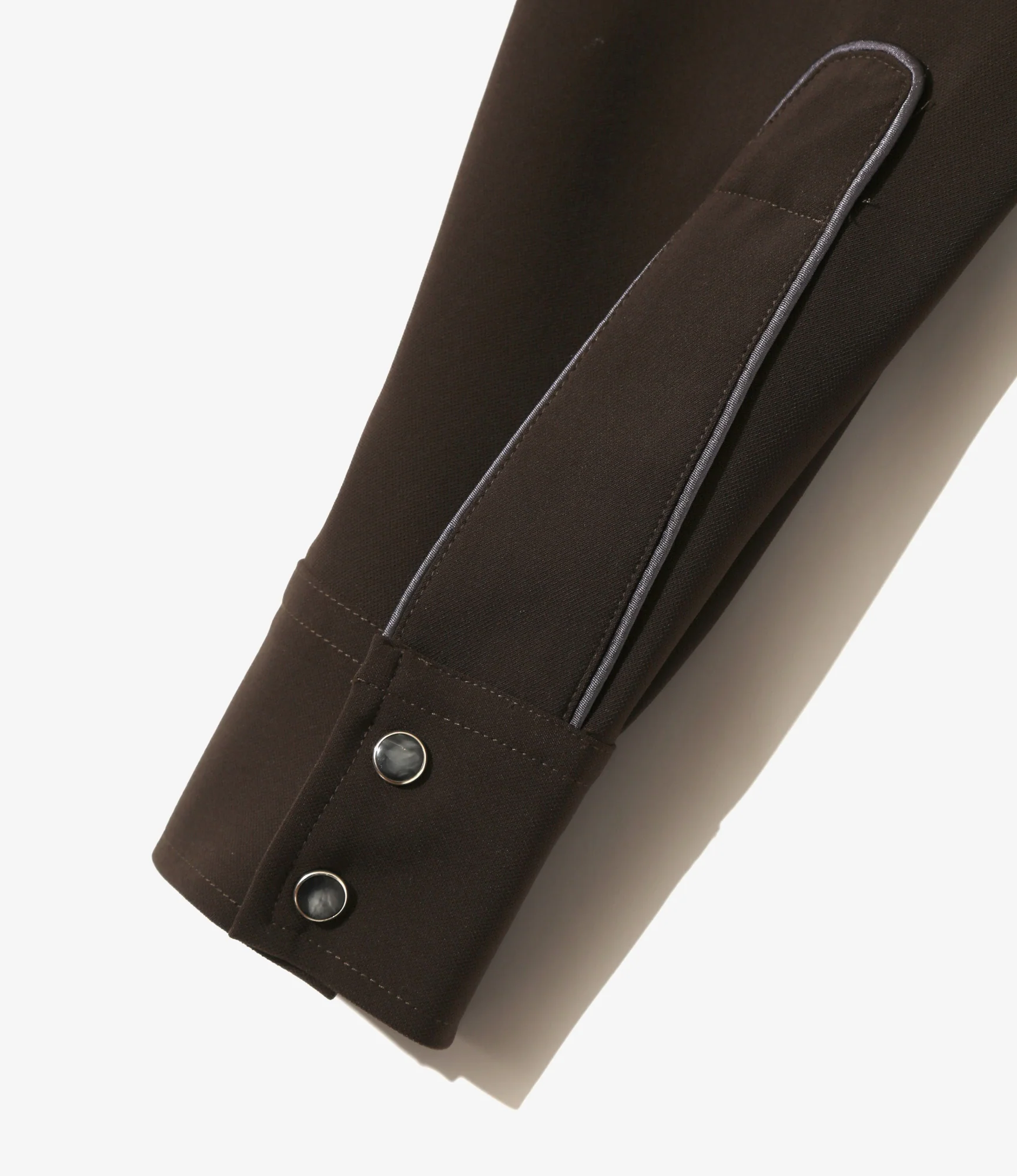 Piping Cowboy Jacket – Brown Double Cloth - Image 6