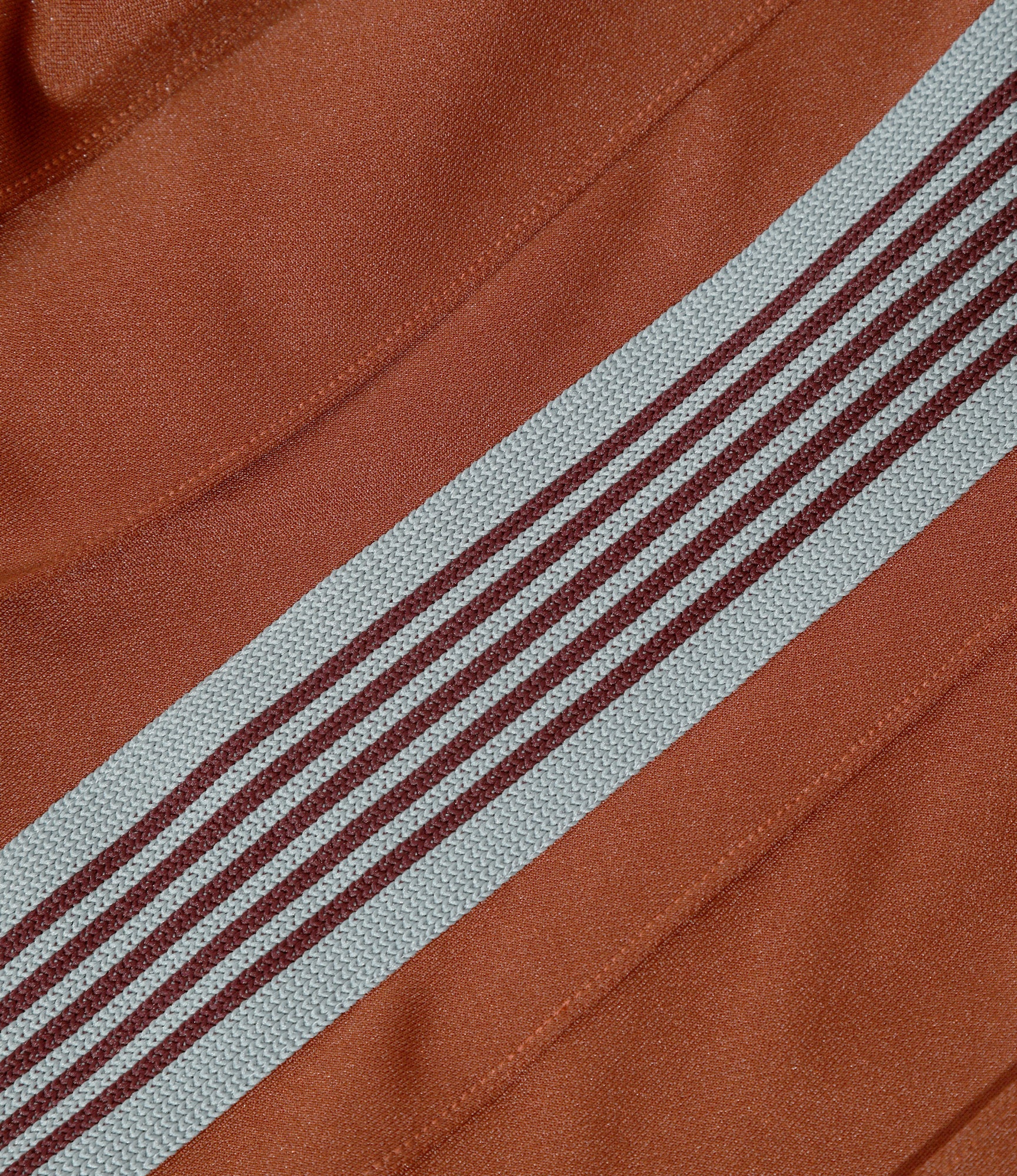 Pleated Track Skirt – Rust Poly Smooth - Image 6