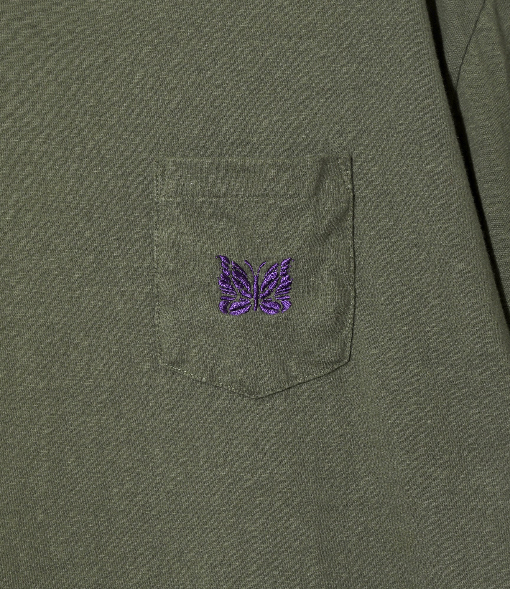 Pocket T-Shirt – Green Jersey - Image 2