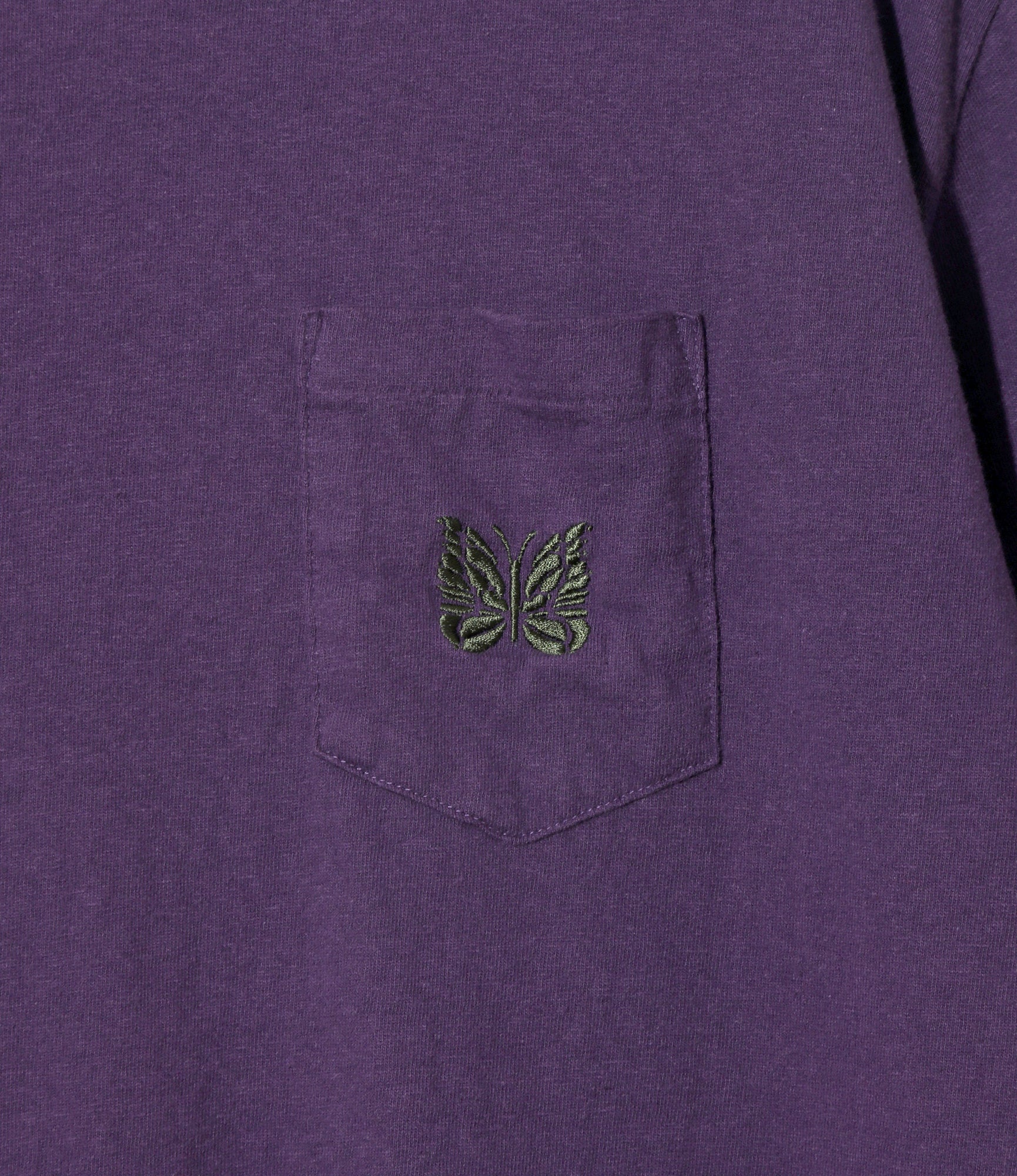 Pocket T-Shirt – Purple Jersey - Image 2