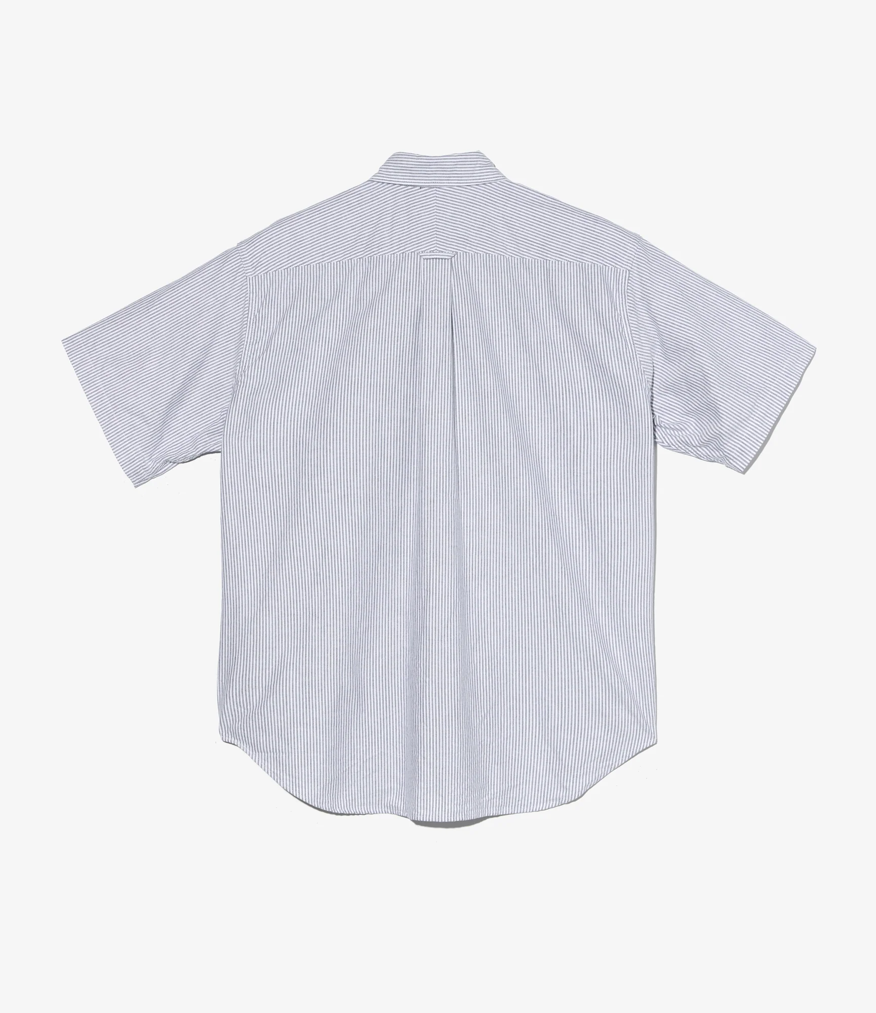 Popover Shirt – Blue Candy Stripe Oxford Cloth - Image 2