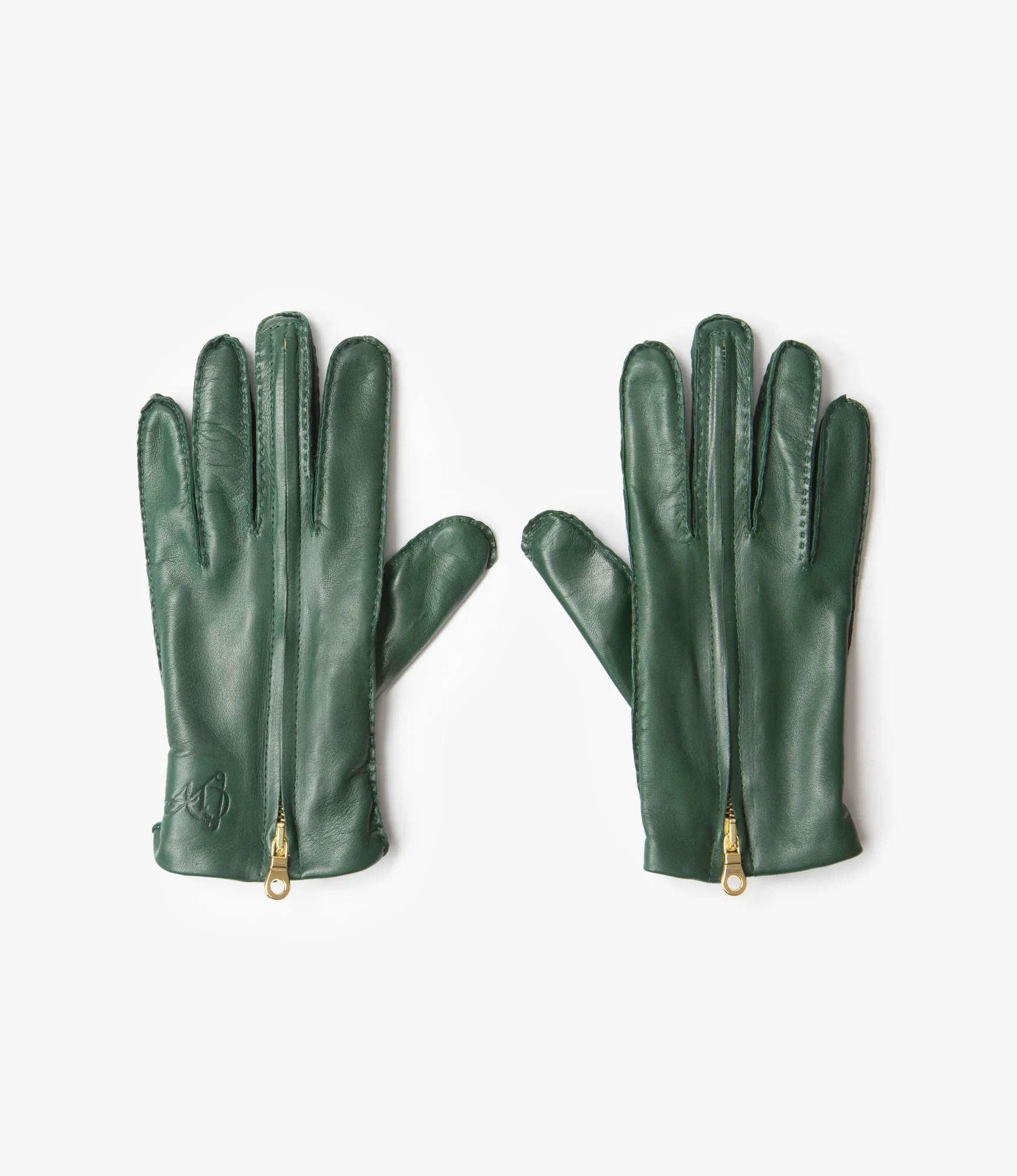 QR Lambskin Glove – Green