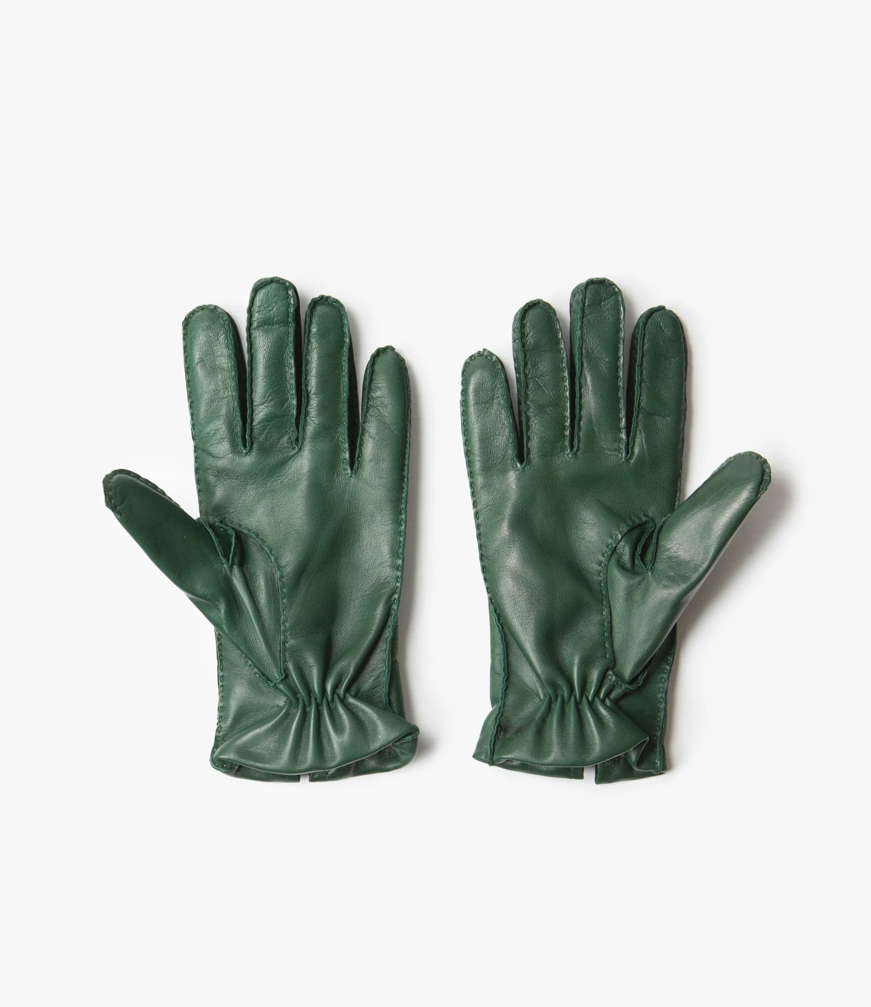 QR Lambskin Glove – Green - Image 2