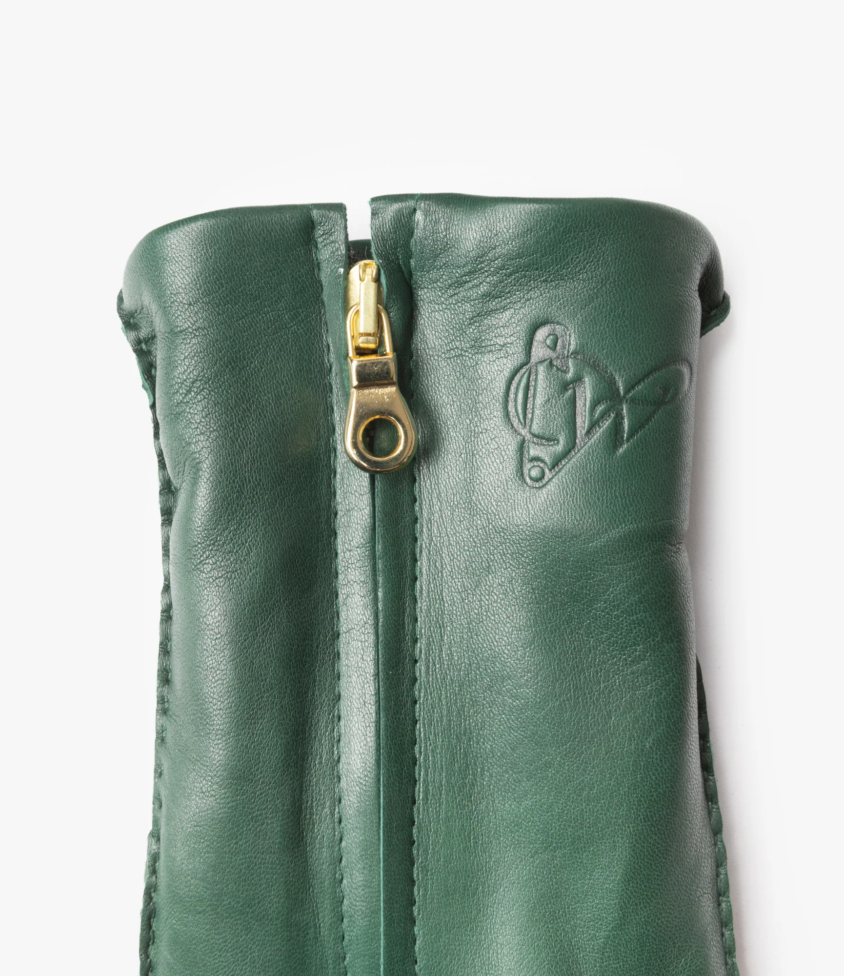 QR Lambskin Glove – Green - Image 5