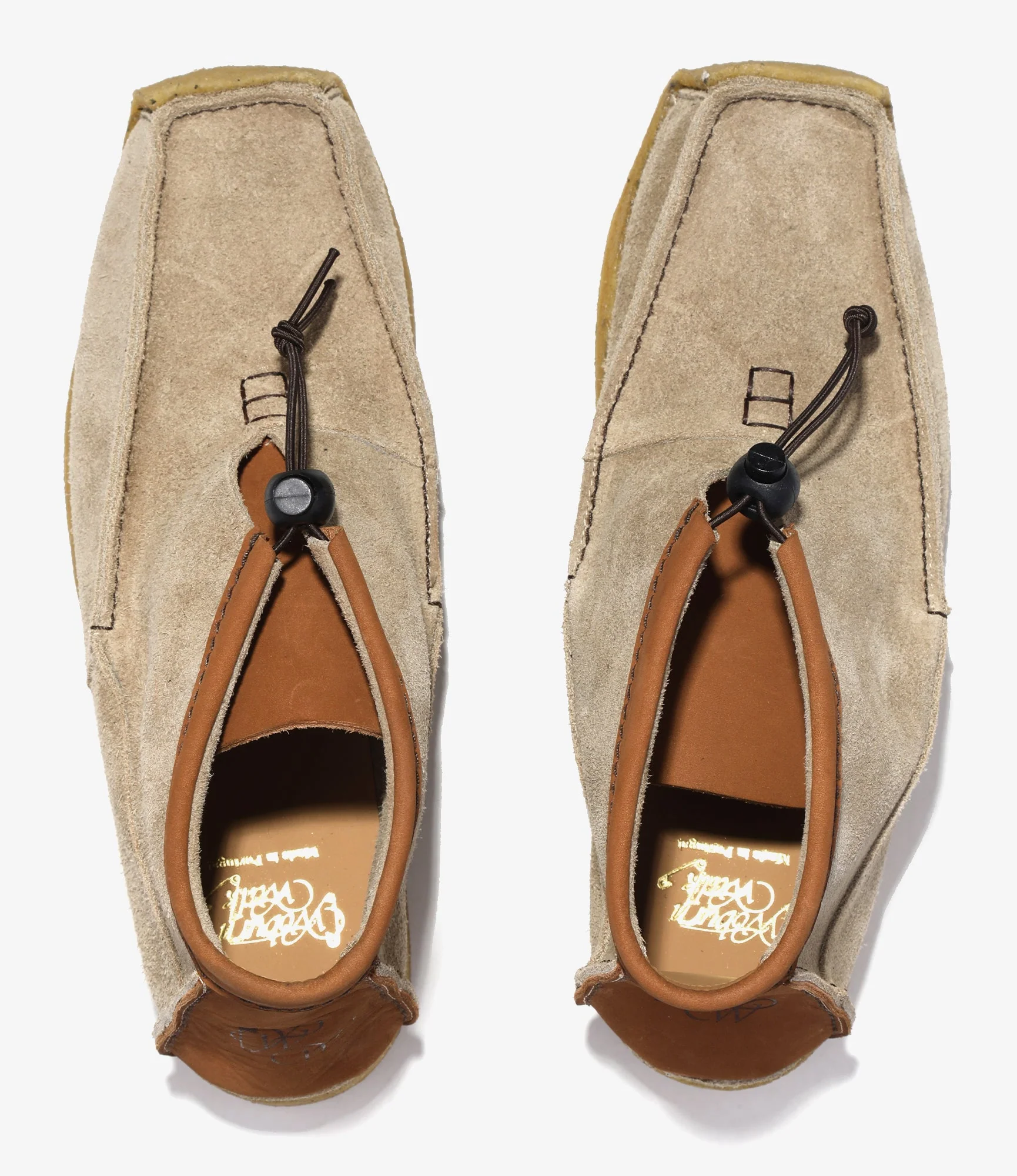 QR High Moccasin – Sand Suede - Image 3