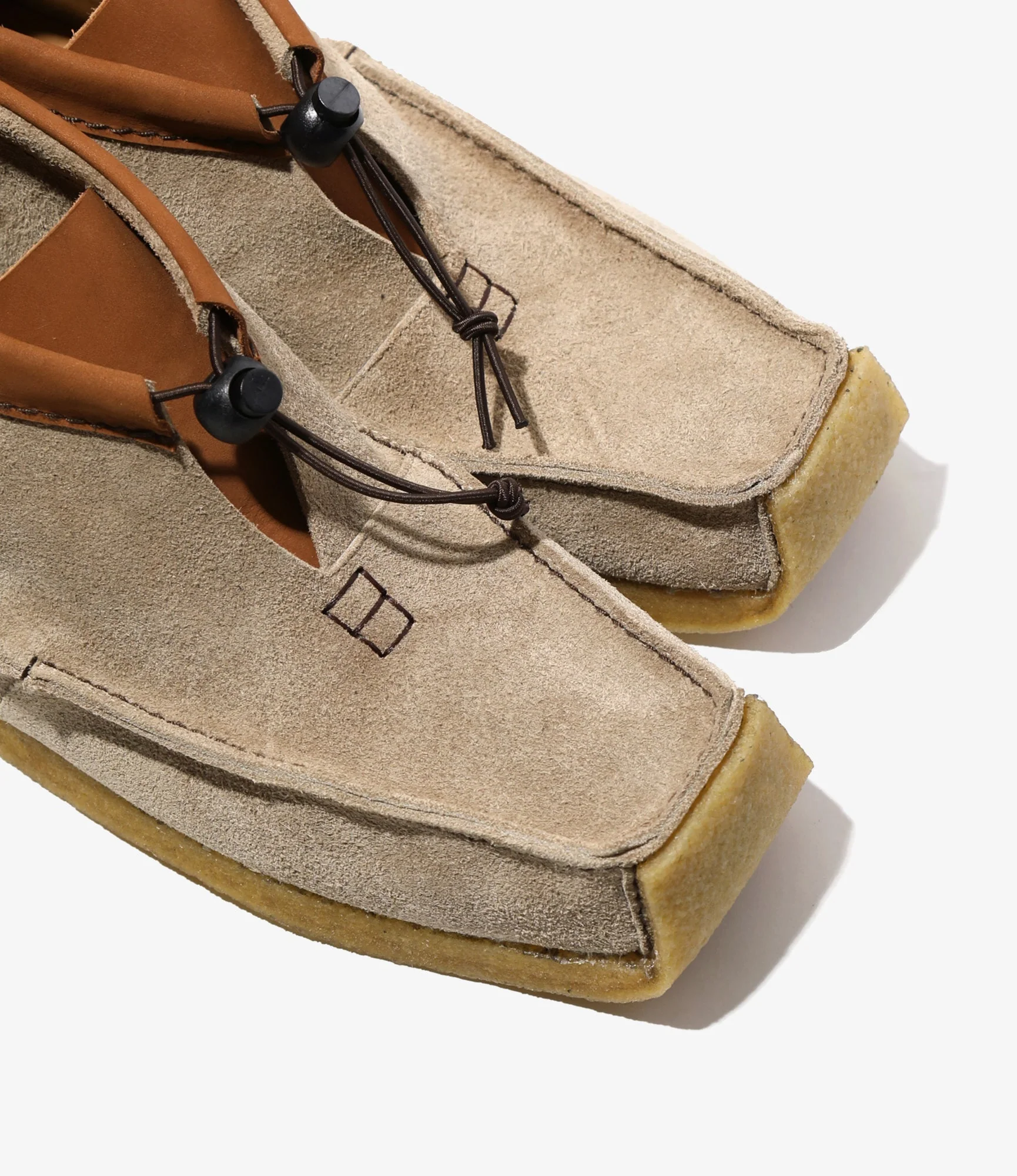 QR High Moccasin – Sand Suede - Image 4