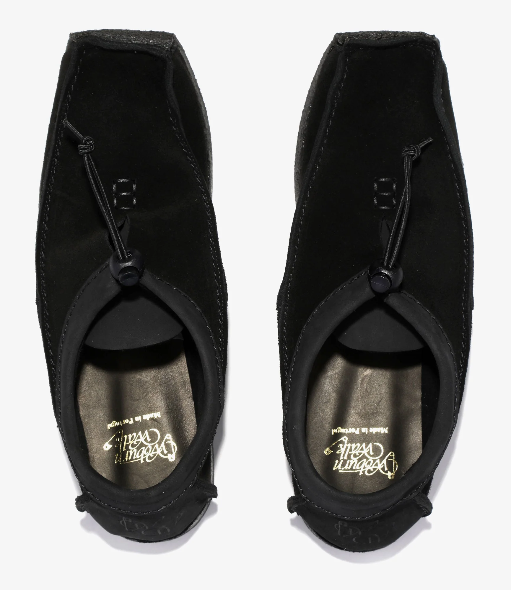 QR Low Moccasin – Black Suede - Image 3