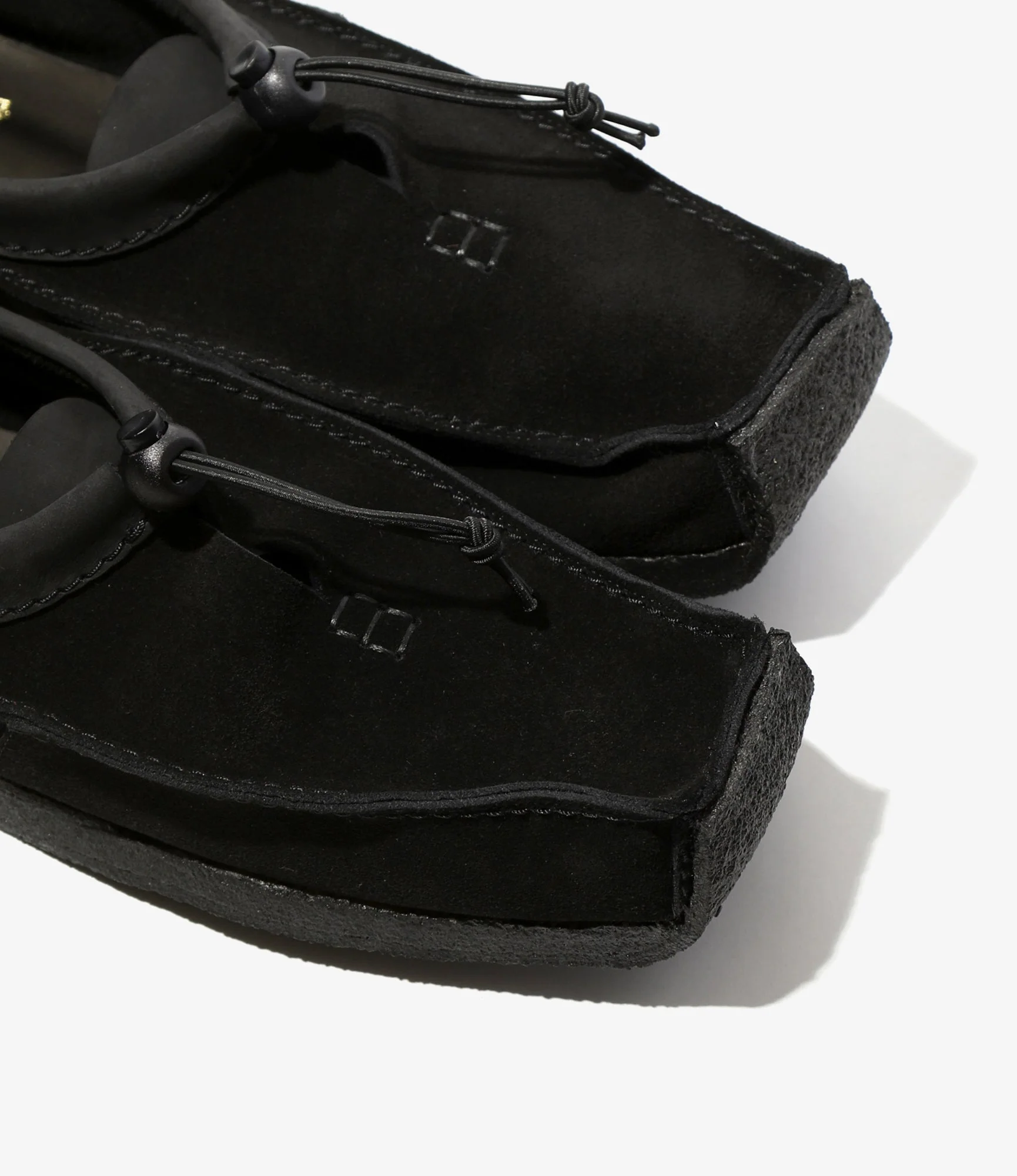 QR Low Moccasin – Black Suede - Image 4