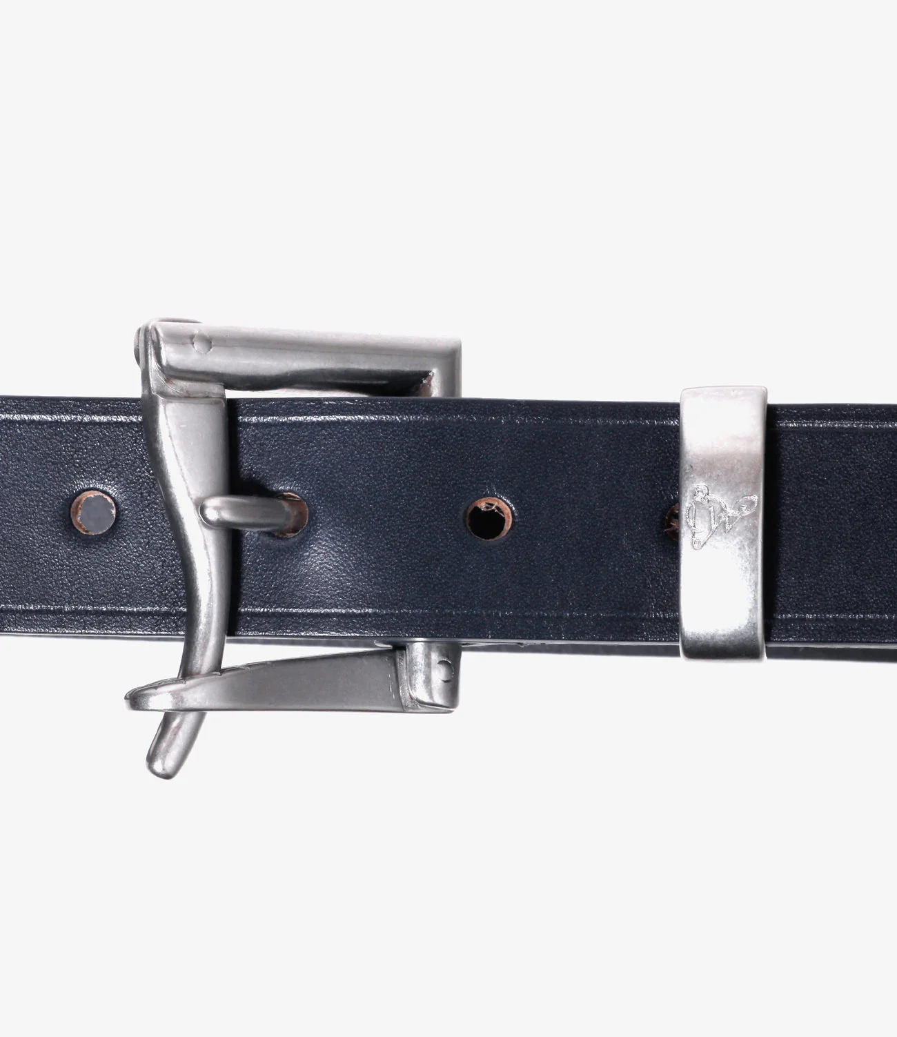 Quick Release Belt – Dark Navy Leather - Image 3