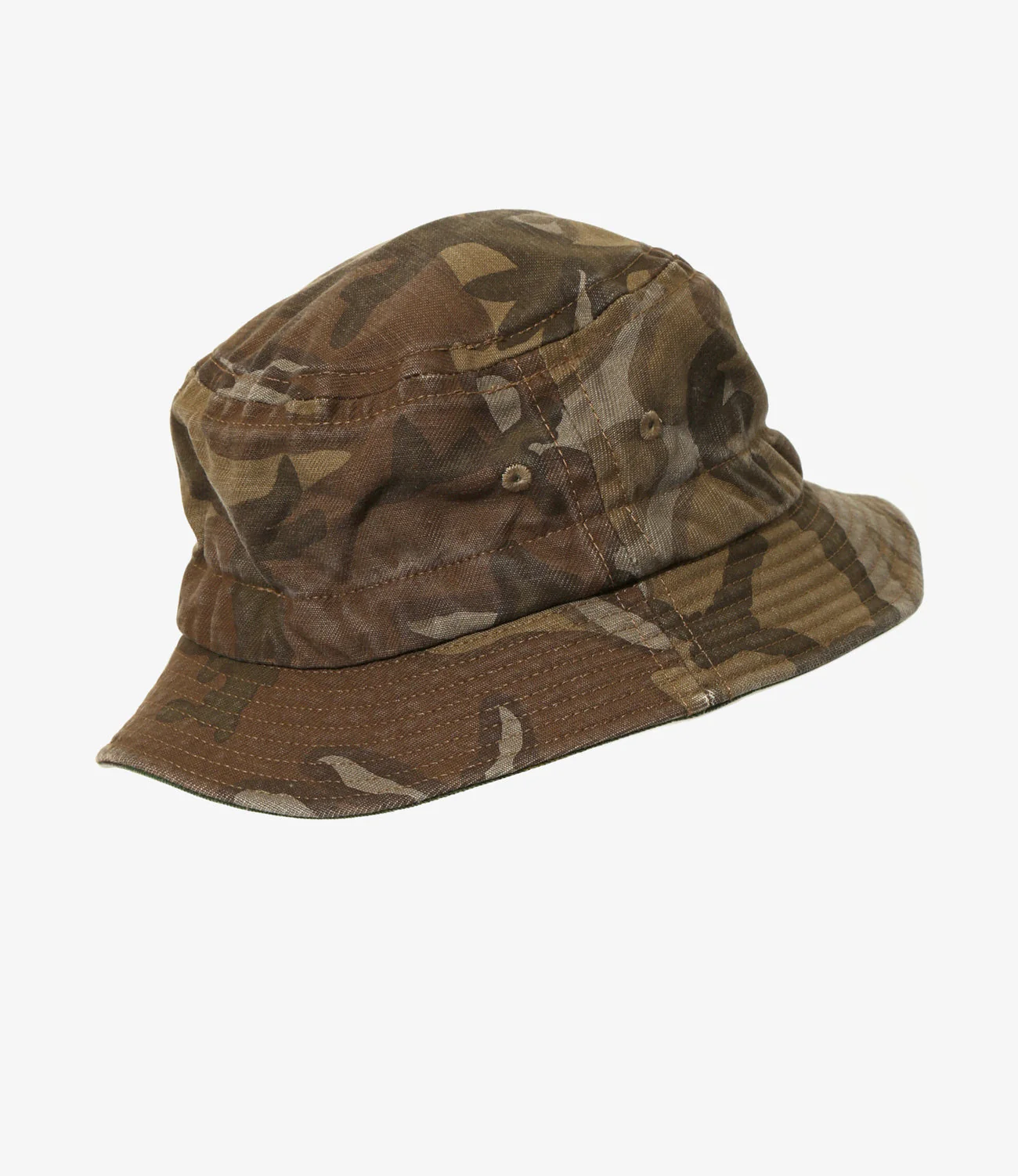 Reversible Bucket Hat – Camo Twill - Image 4