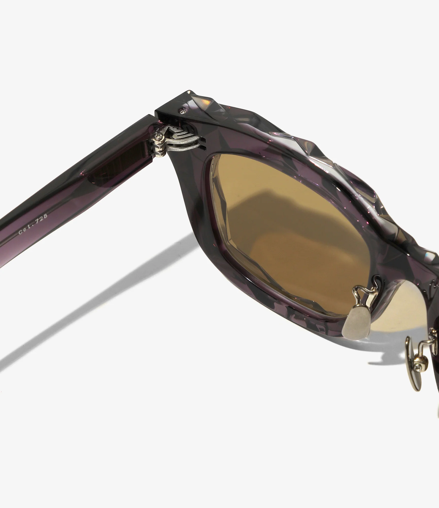 RF-064C Sunglasses – Purple/Brown - Image 7