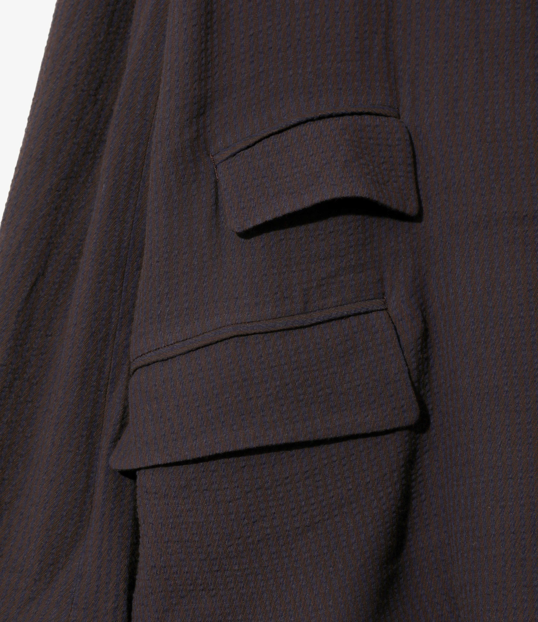 Sack Jacket – Brown Striped Kersey - Image 3