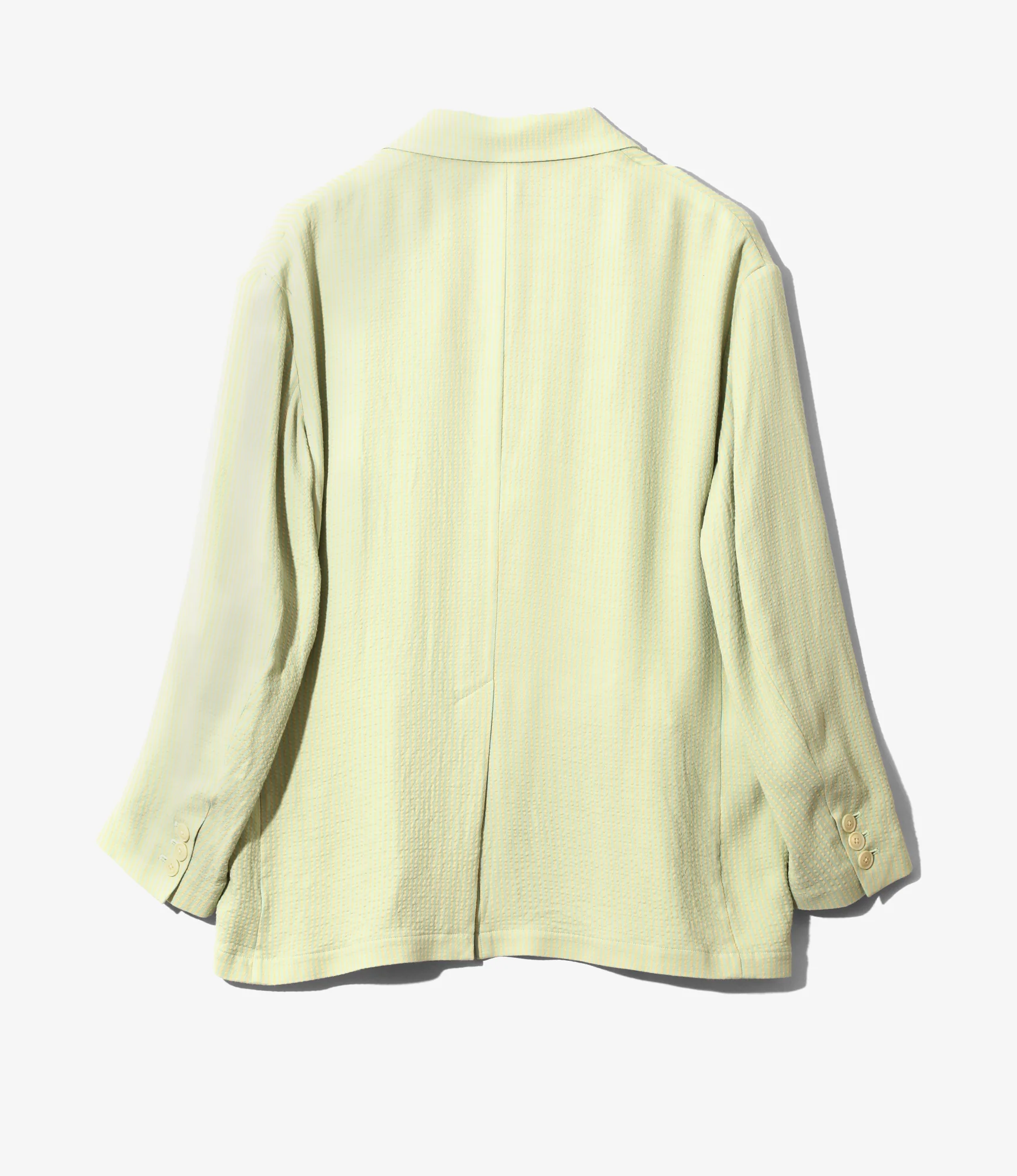 Sack Jacket – Ecru Striped Kersey - Image 4