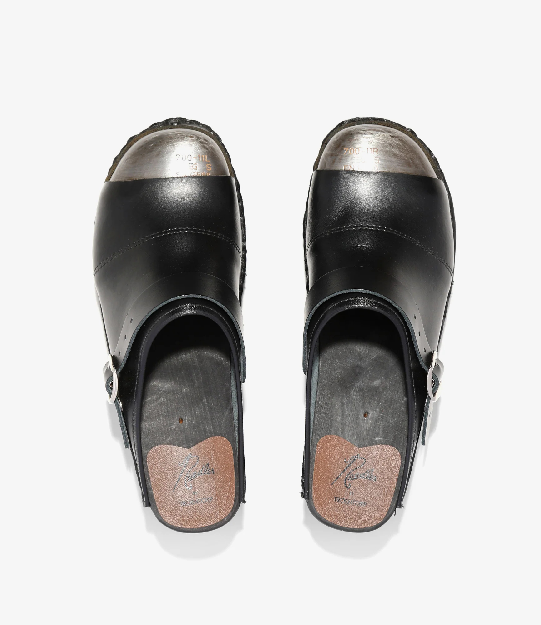 Steel Toe Safety Clog – Black Leather - Image 3