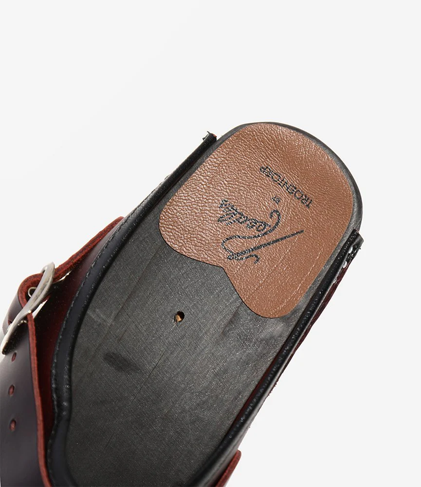 Steel Toe Safety Clog – Bordeaux Leather - Image 5