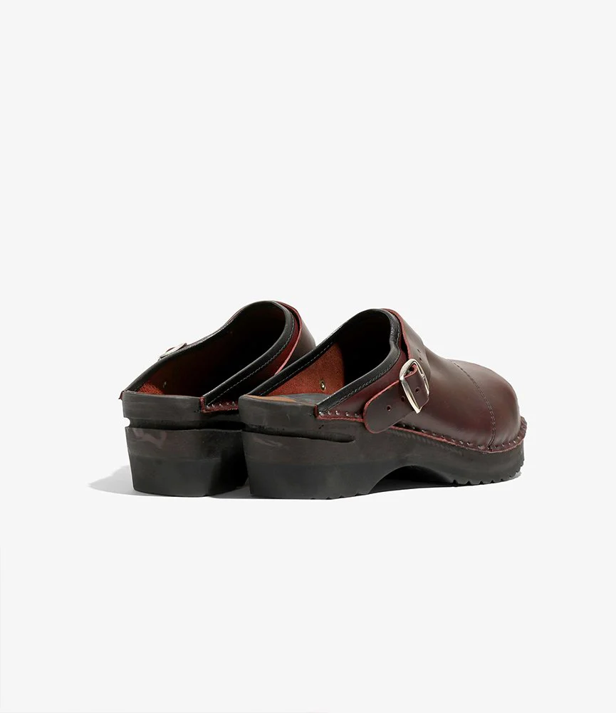 Steel Toe Safety Clog – Bordeaux Leather - Image 6