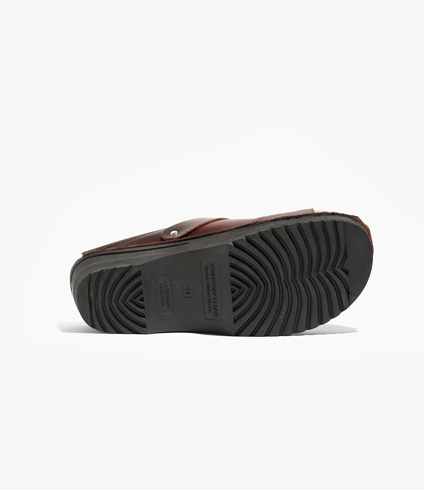 Steel Toe Safety Clog – Bordeaux Leather - Image 7