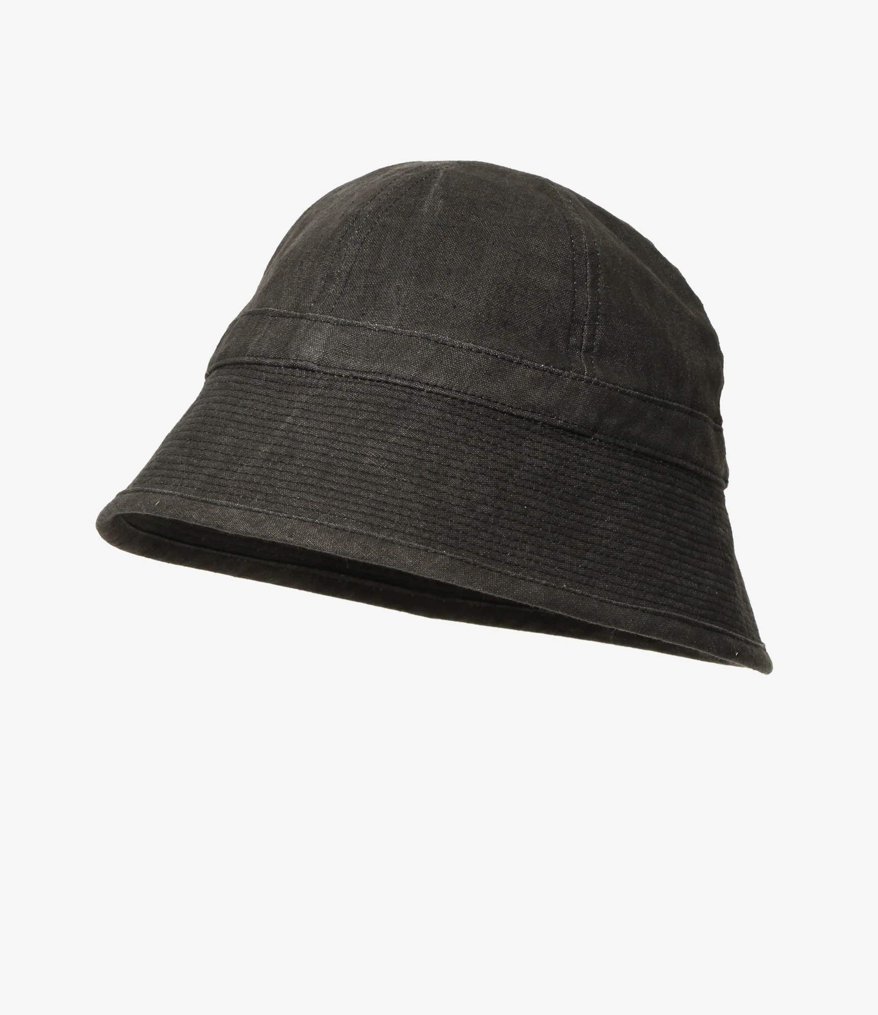 Sailor Hat – Black Sumi Dyed Canvas - Image 2