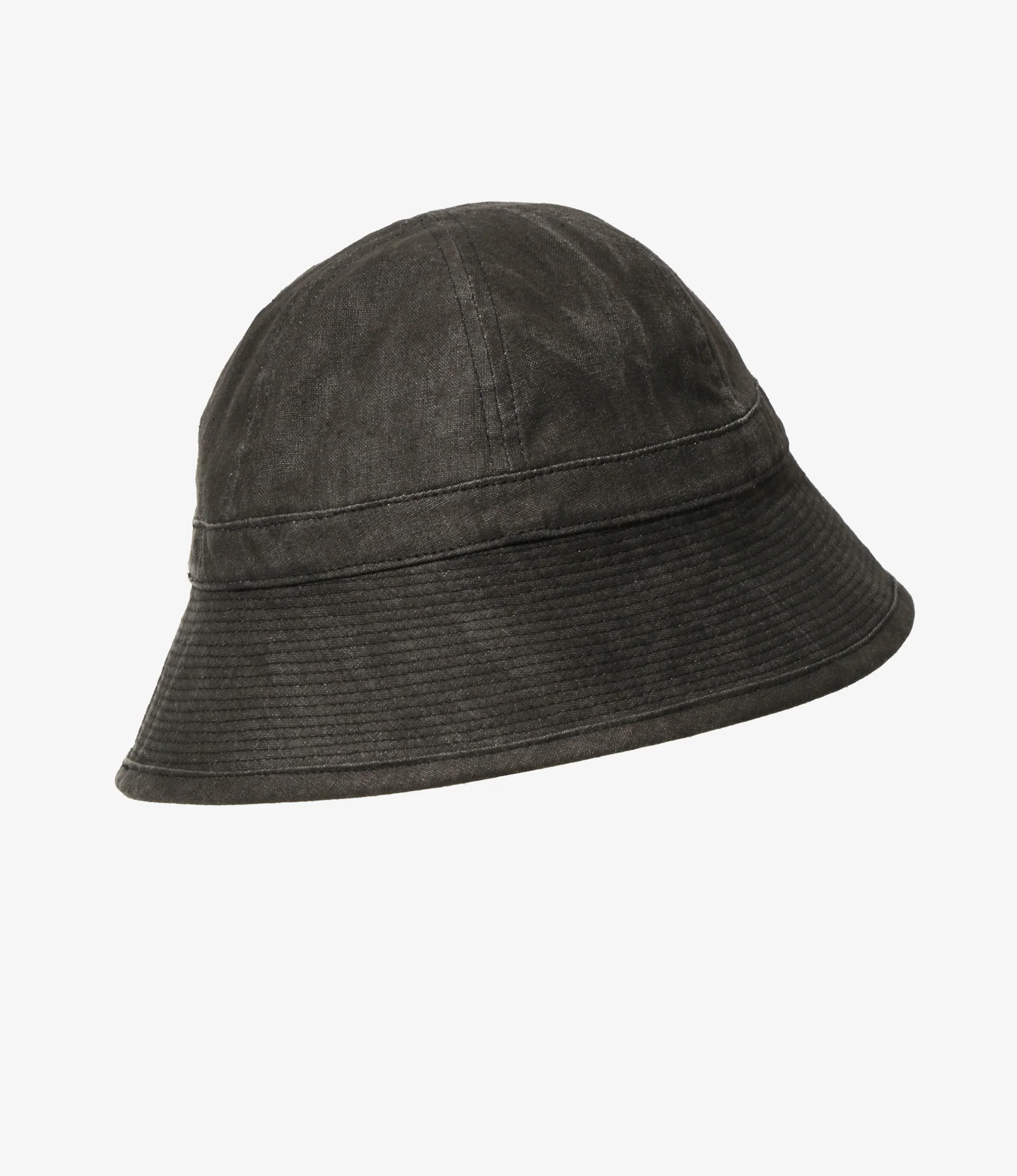 Sailor Hat – Black Sumi Dyed Canvas - Image 3