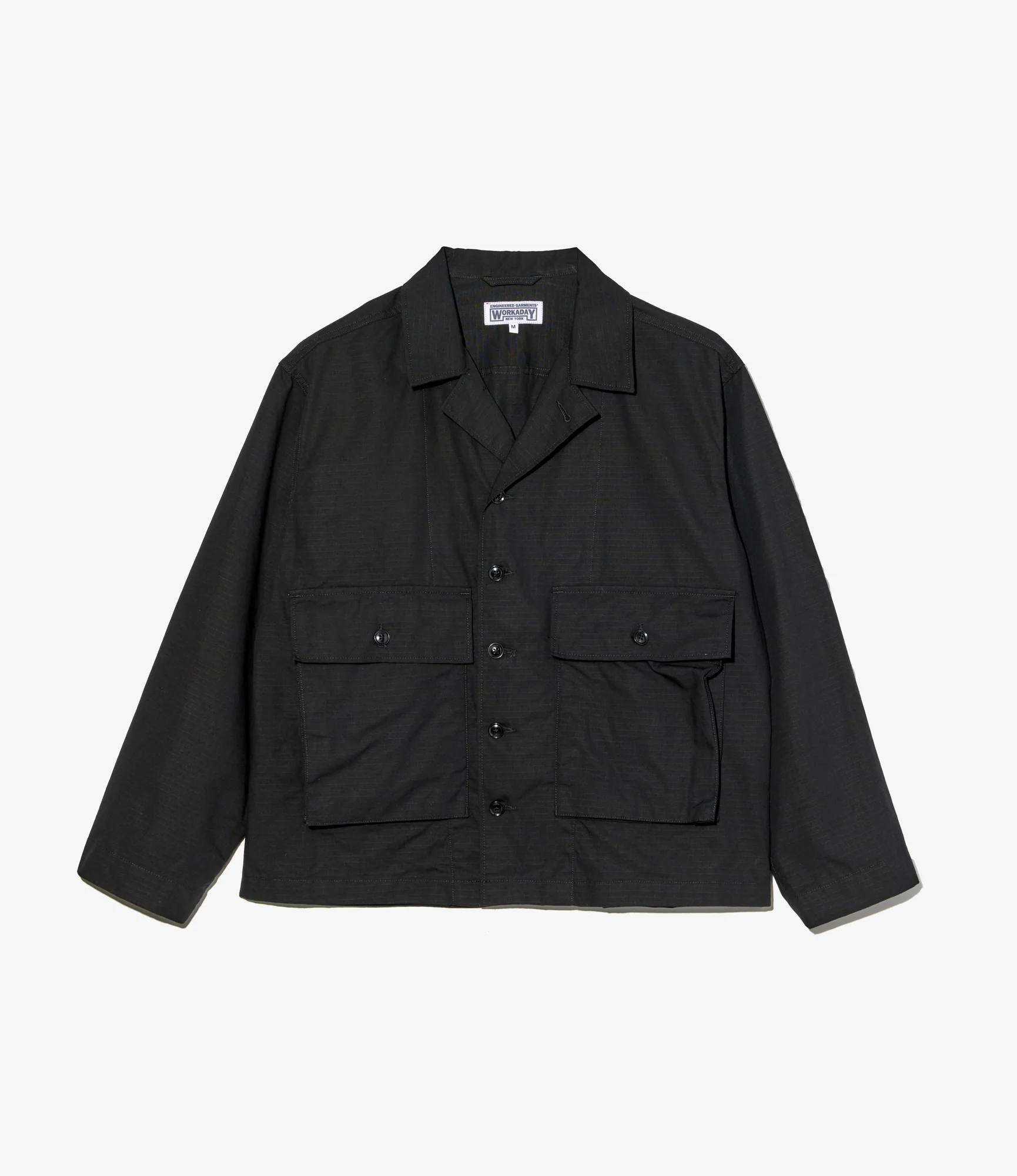 Sea Bees Jacket – Black Cotton Ripstop