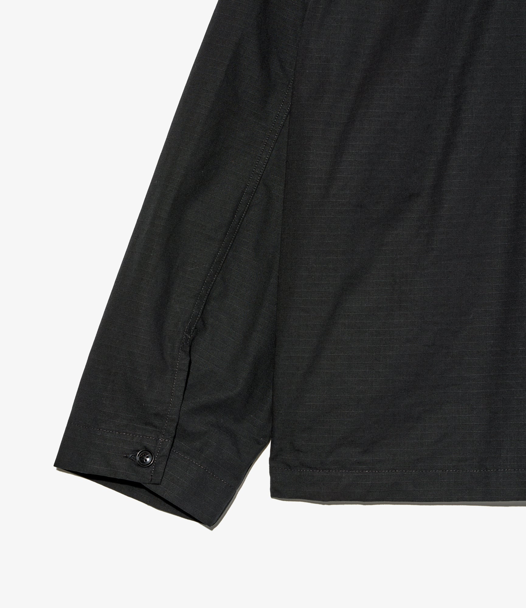Sea Bees Jacket – Black Cotton Ripstop - Image 4