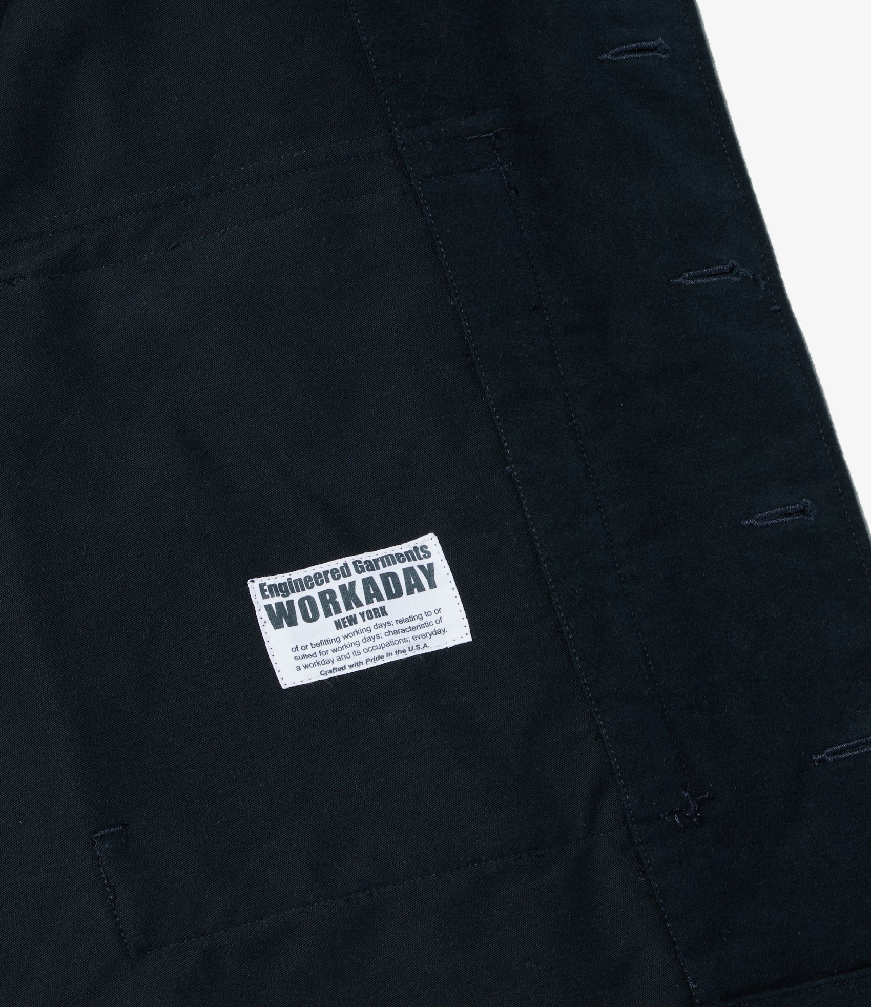 Sea Bees Jacket – Dark Navy Moleskin - Image 4