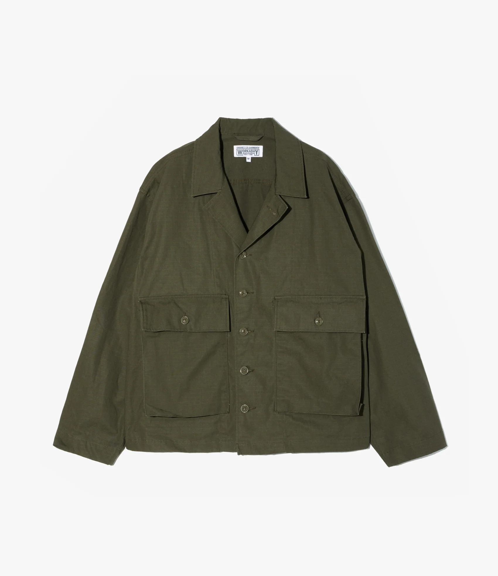 Sea Bees Jacket – Olive Heavy Ripstop Cotton