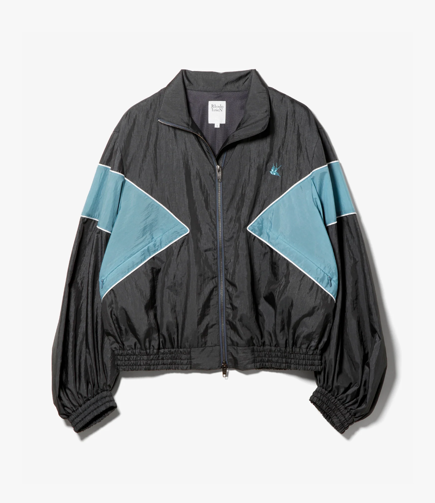Short Track Jacket – Charcoal Nylon
