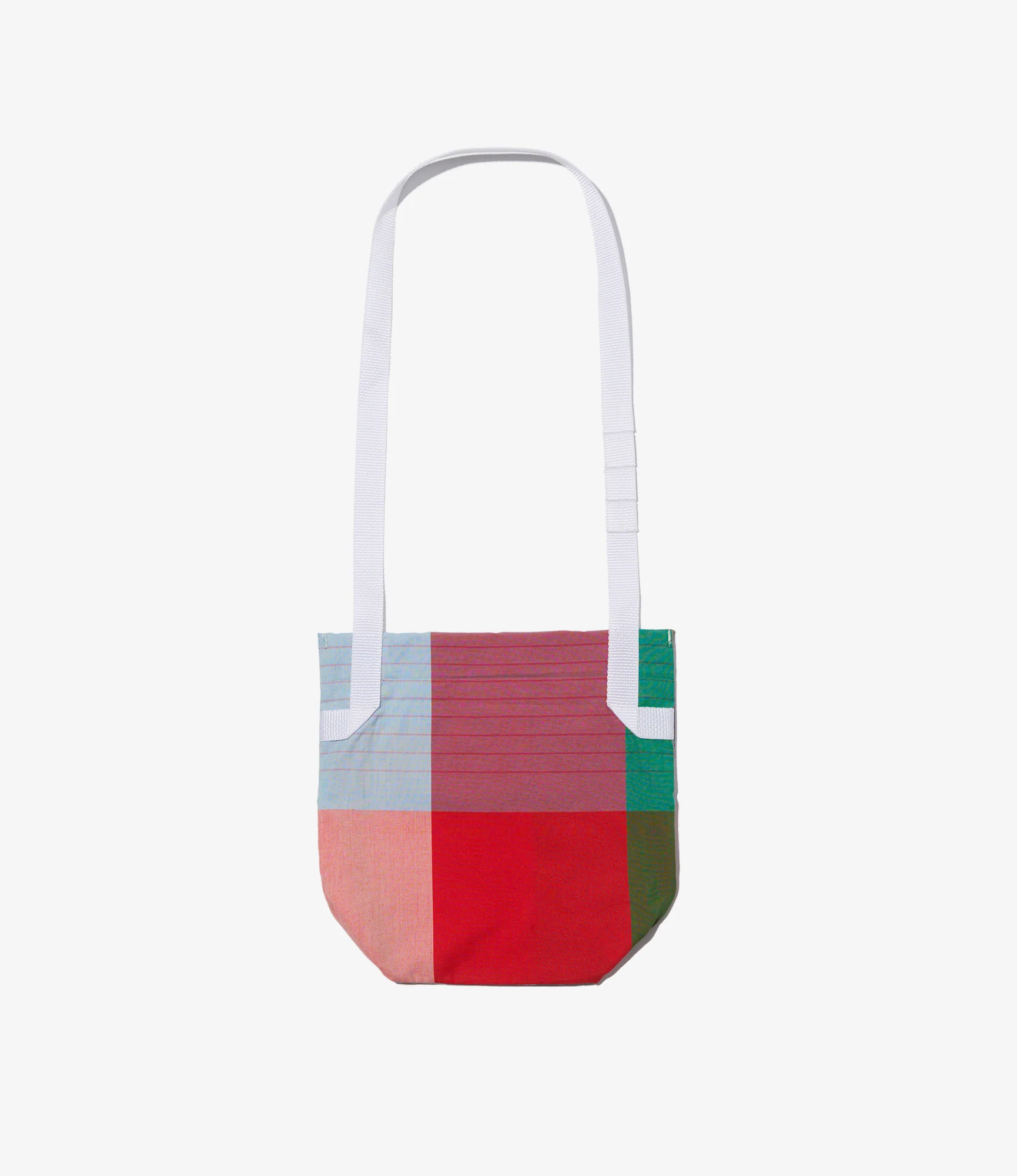 Shoulder Pouch – Multicolour Big Plaid - Image 2