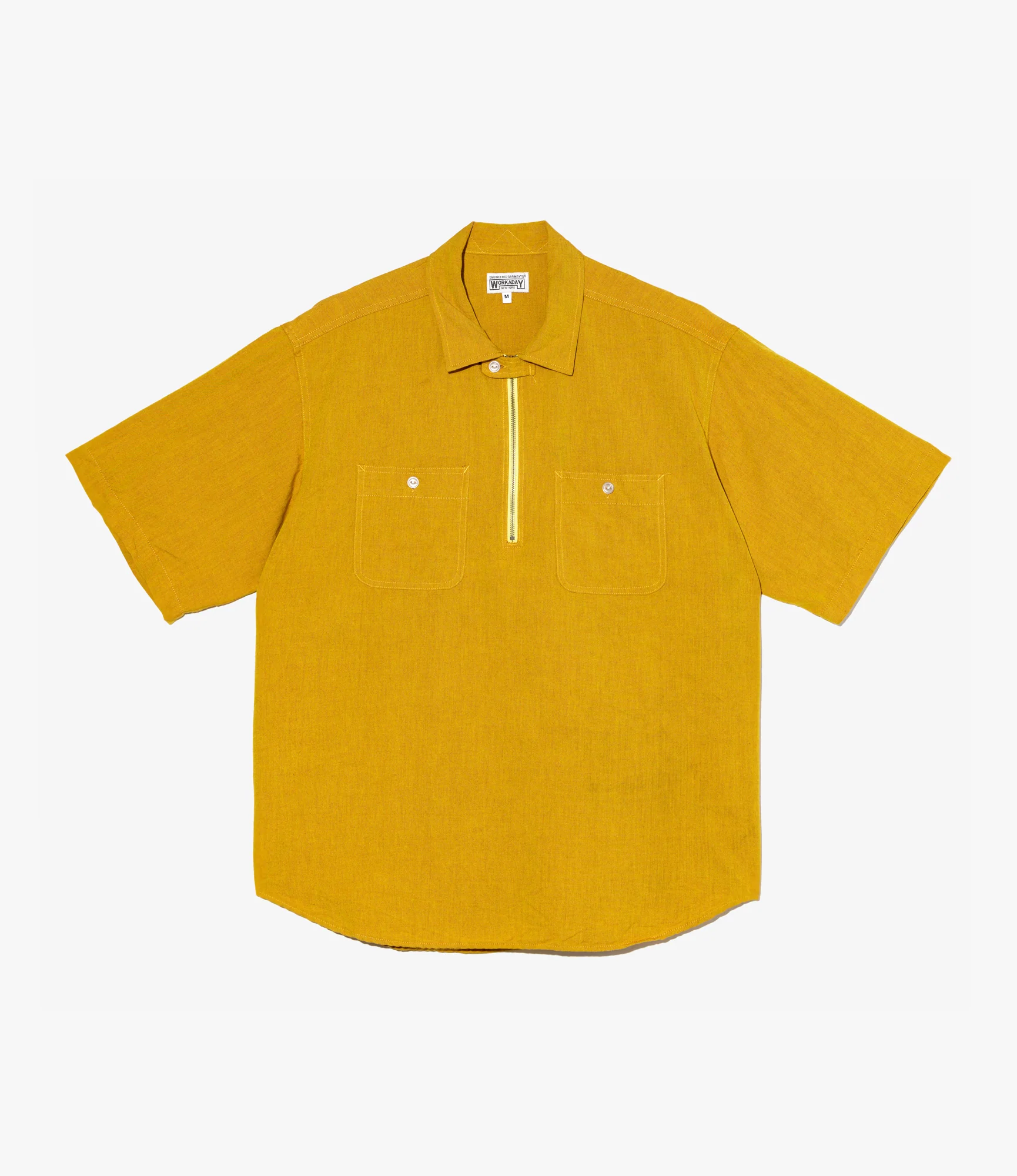Spinnaker Shirt – Yellow Iridescent Cotton